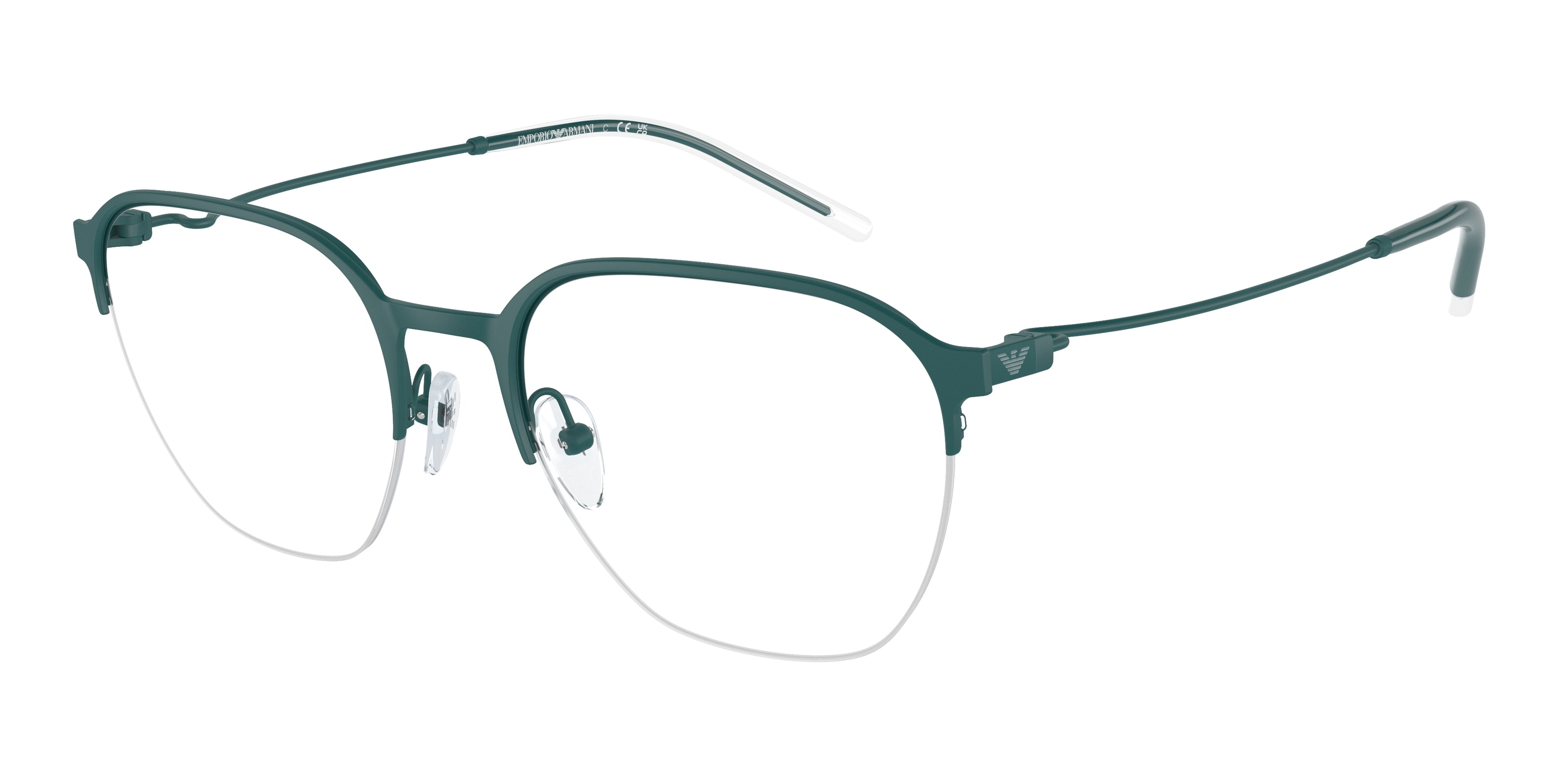 Emporio Armani EA1160 Phantos Eyeglasses  3379-Matte Alpine Green 56-145-20 - Color Map Green