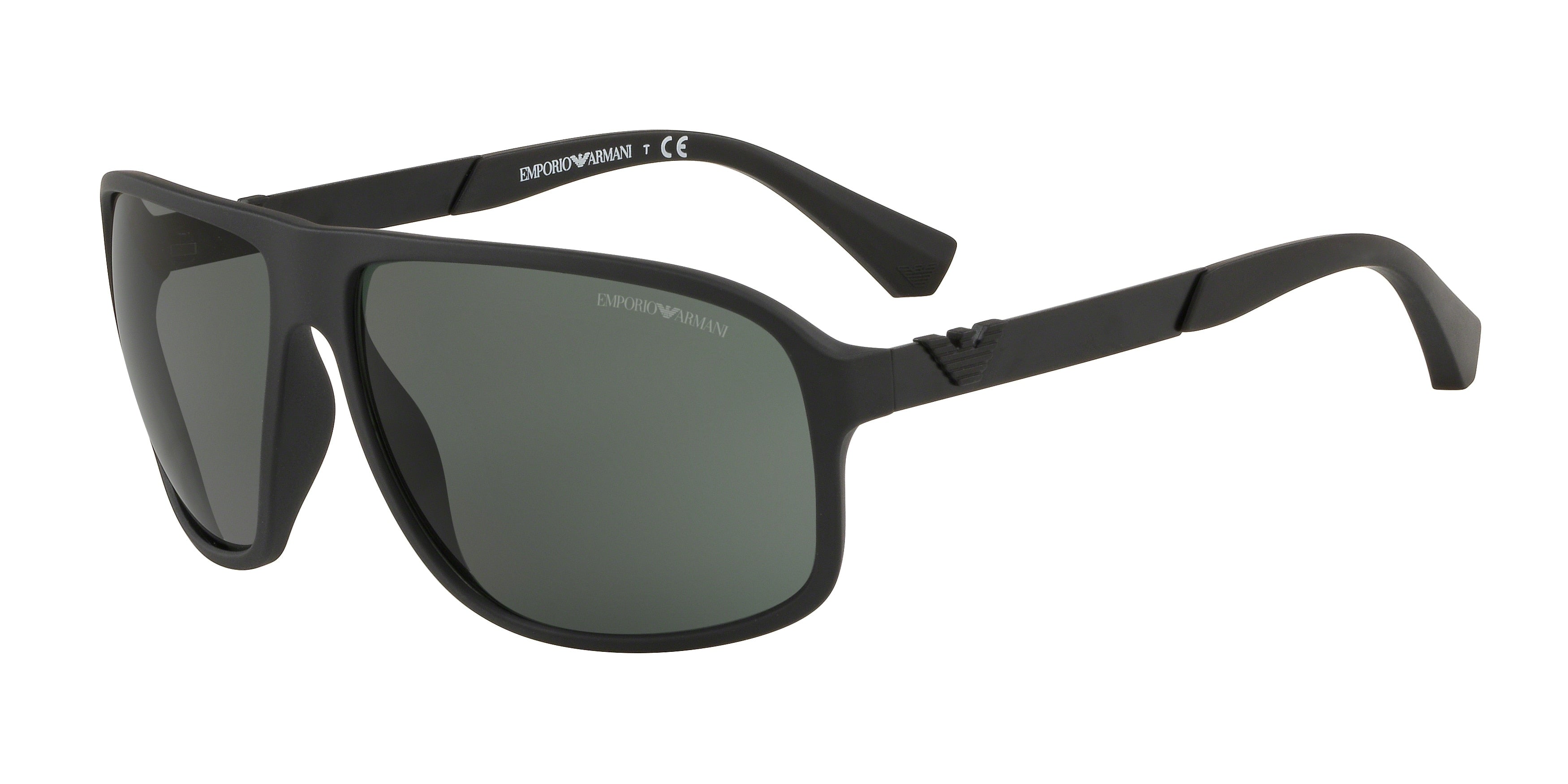 Emporio Armani EA4029 Square Sunglasses  504271-Matte Black 63-130-13 - Color Map Black