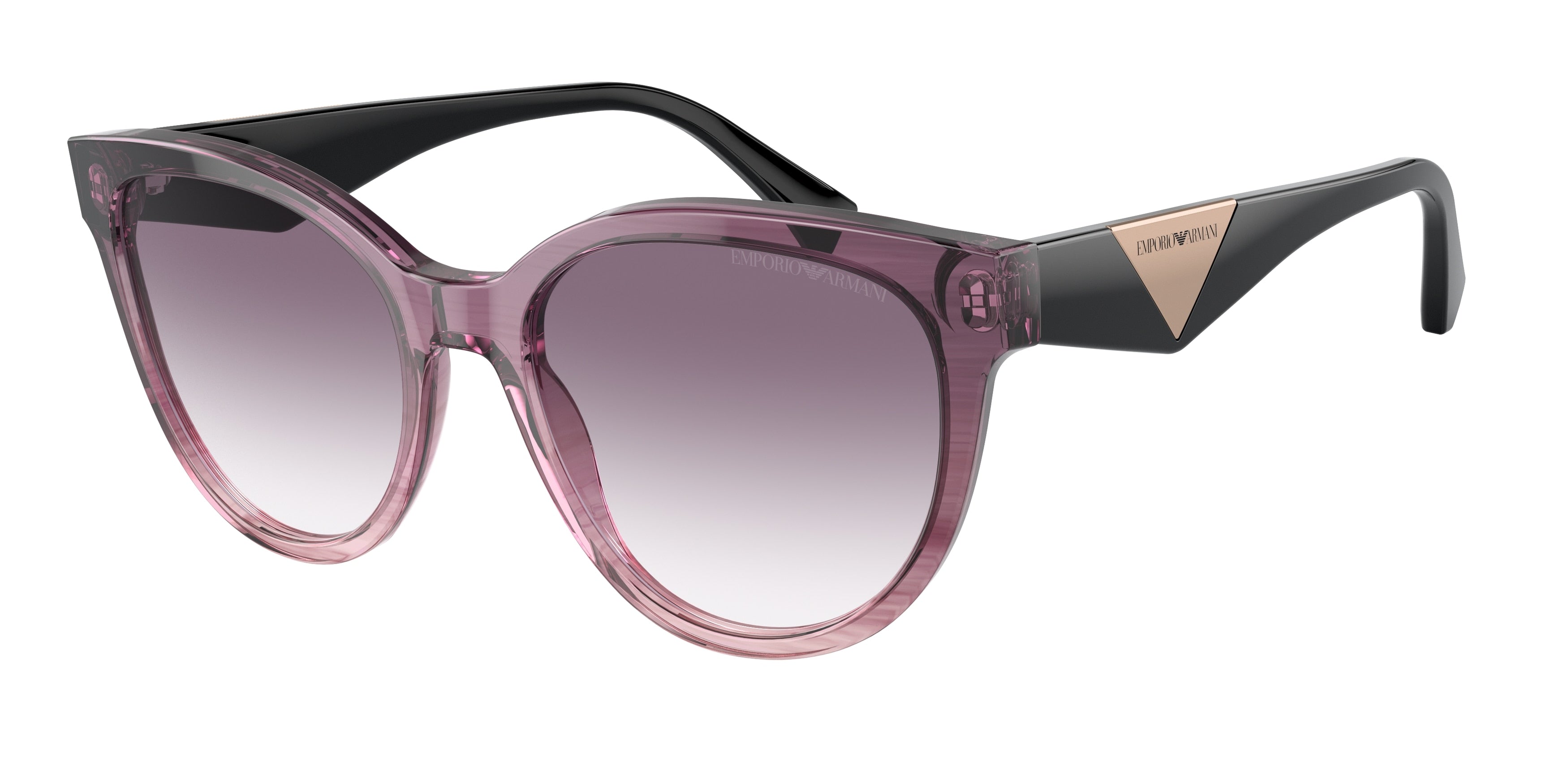 Emporio Armani EA4140 Cat Eye Sunglasses  59668H-Gradient Violet 55-140-19 - Color Map Violet