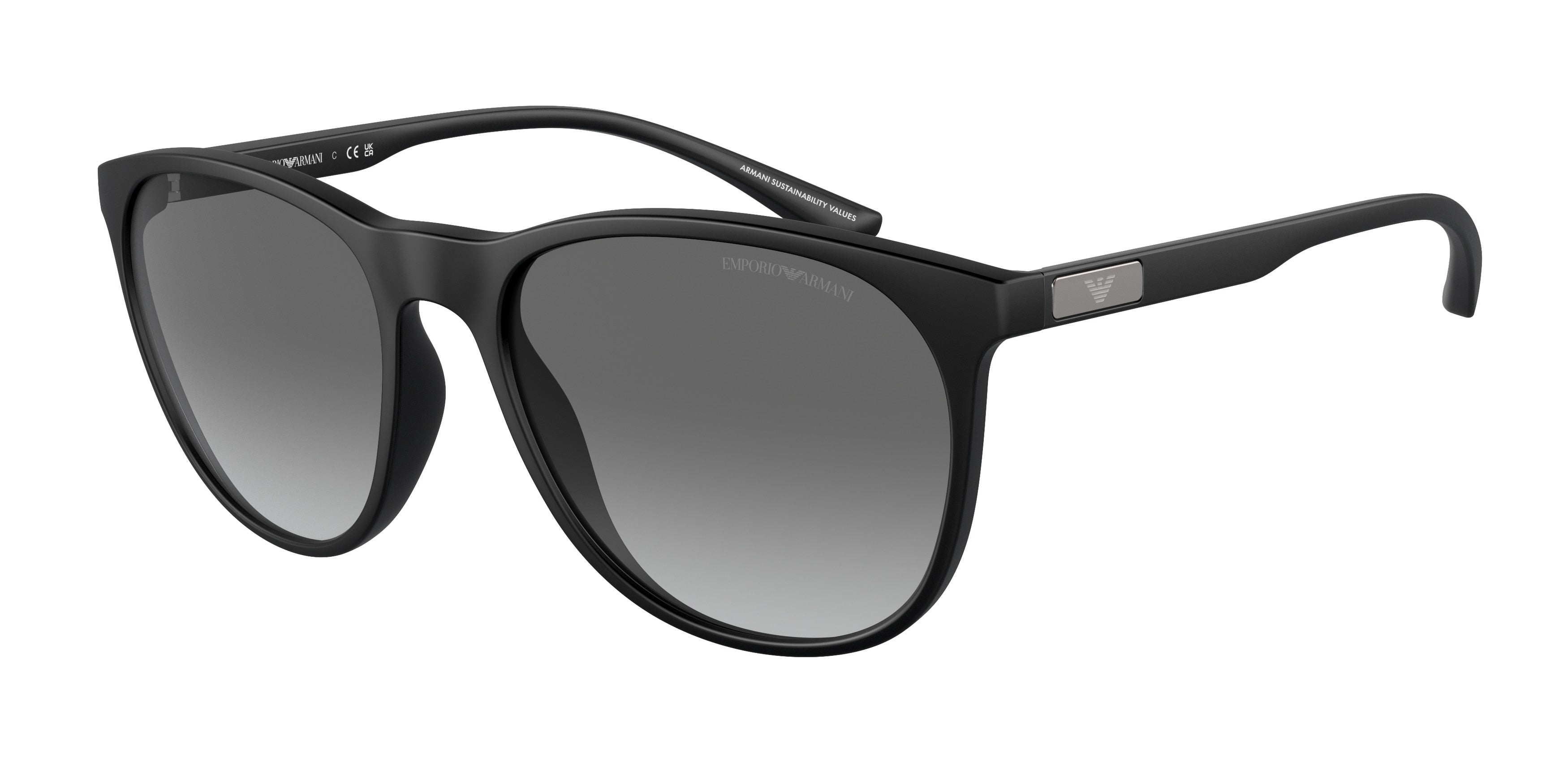 Emporio Armani EA4210 Phantos Sunglasses  500111-Matte Black 56-145-18 - Color Map Black