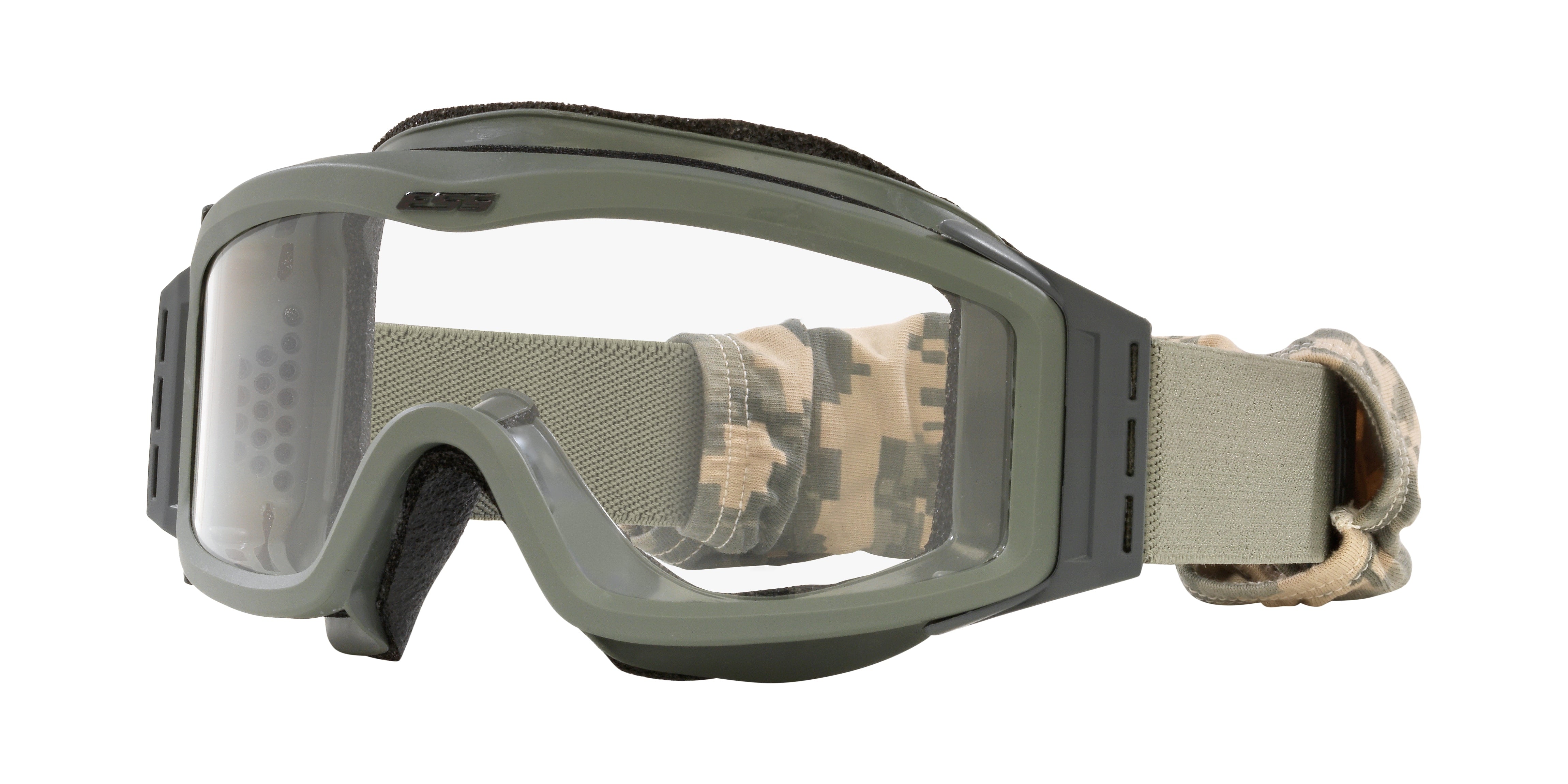 ESS PROFILE NVG EE7001 Shield Goggles  000011-Foliage Green 0-0-0 - Color Map Green