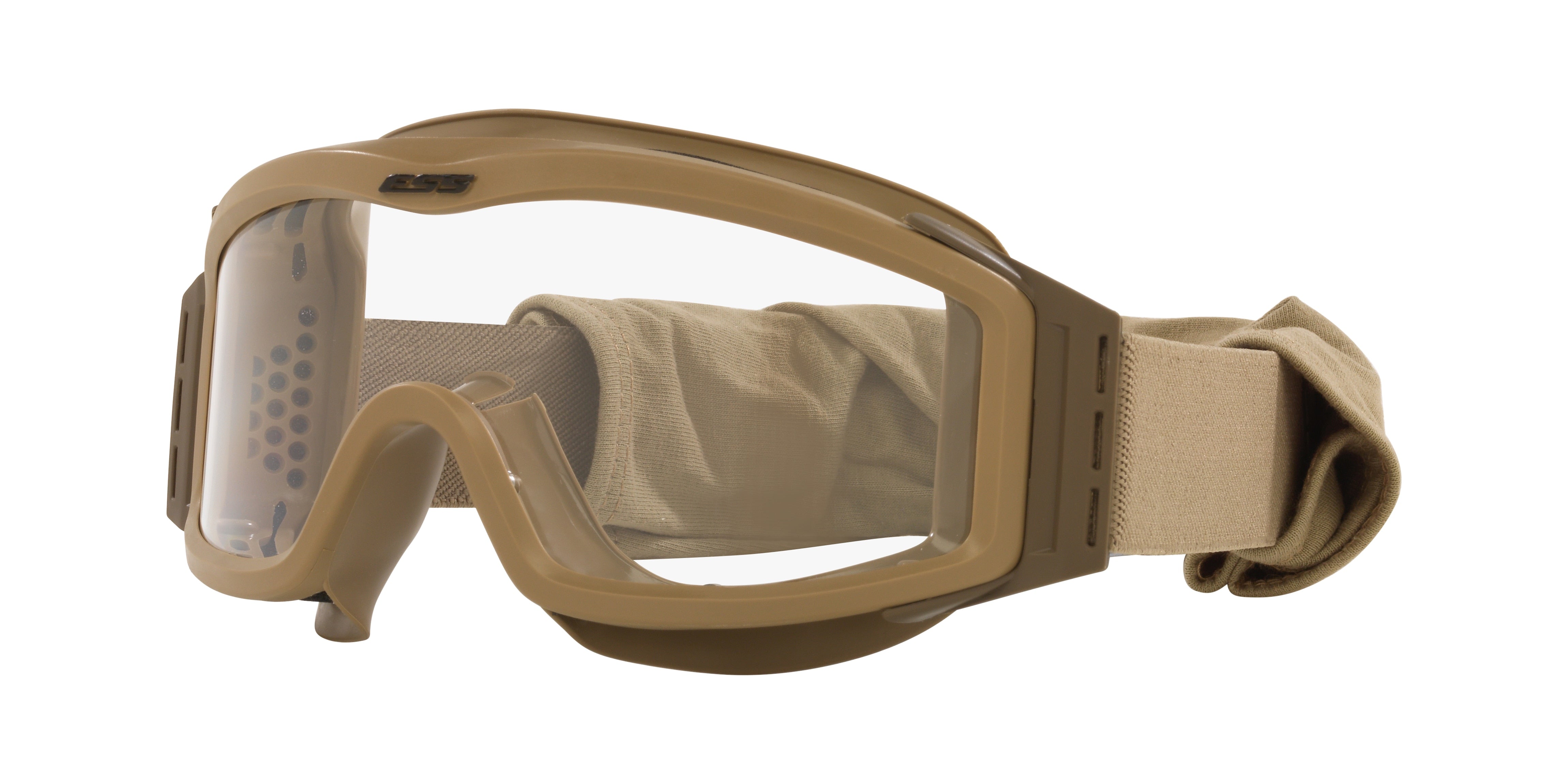 ESS PROFILE NVG EE7001 Shield Goggles  000012-Terrain Tan 0-0-0 - Color Map Brown