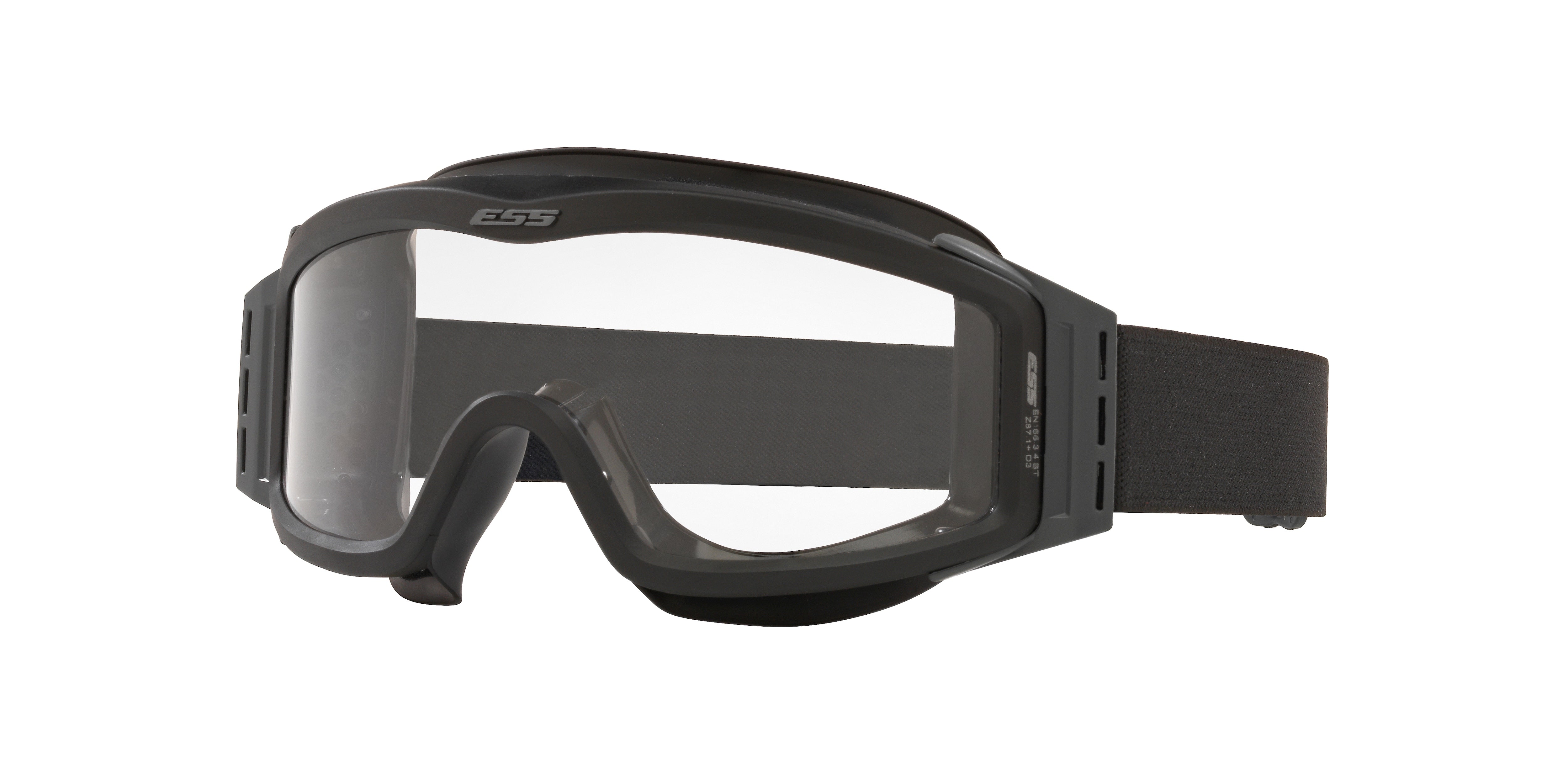 ESS PROFILE NVG EE7001 Shield Goggles  700104-Black 0-0-0 - Color Map Clear