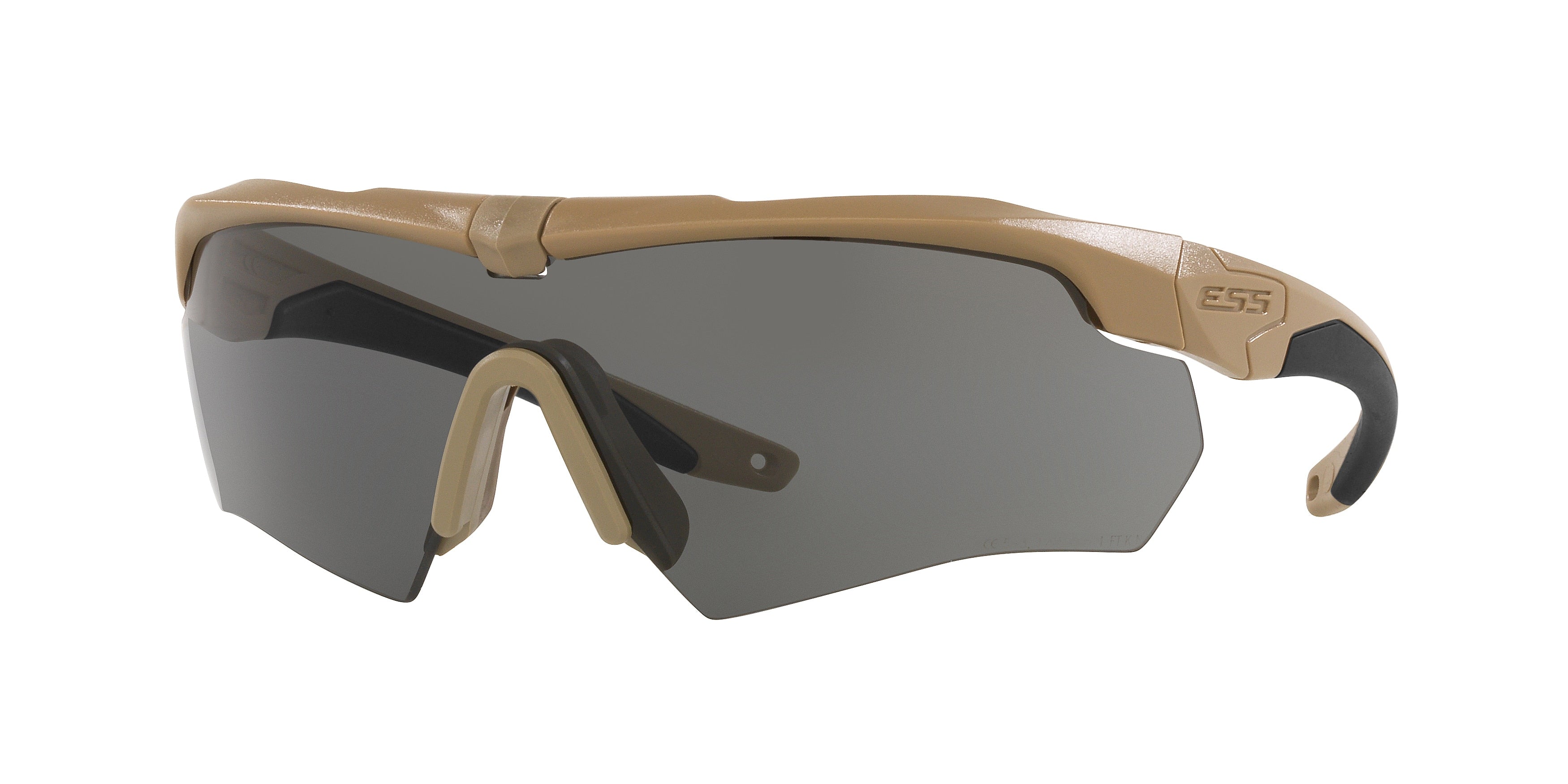 ESS CROSSBOW EE9007 Rectangle Sunglasses  900701-Terrain Tan 40-0-29 - Color Map Brown