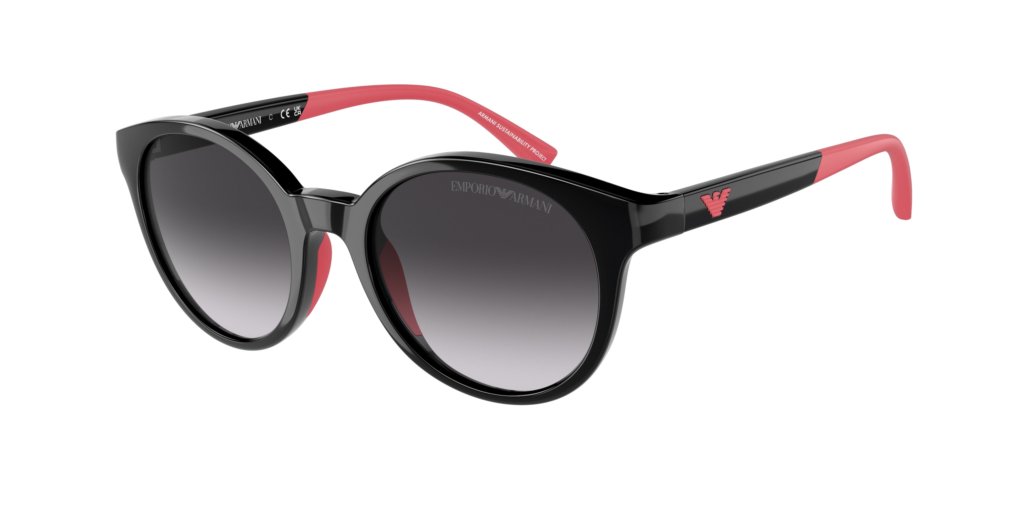 Emporio Armani Kids EK4185F Phantos Sunglasses  50178G-Shiny Black 47-125-18 - Color Map Black