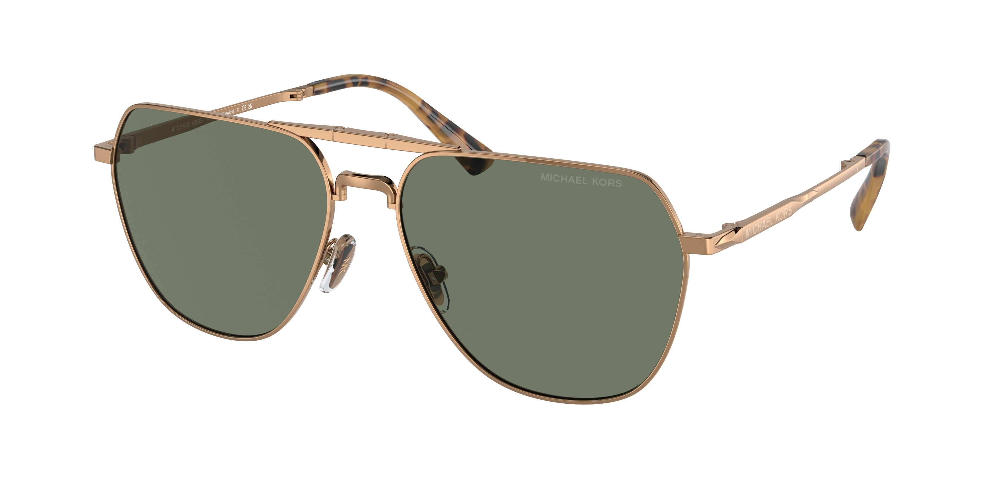 Michael Kors KESWICK MK1156 Pilot Sunglasses  18993H-Shiny Gold 59-145-16 - Color Map Gold