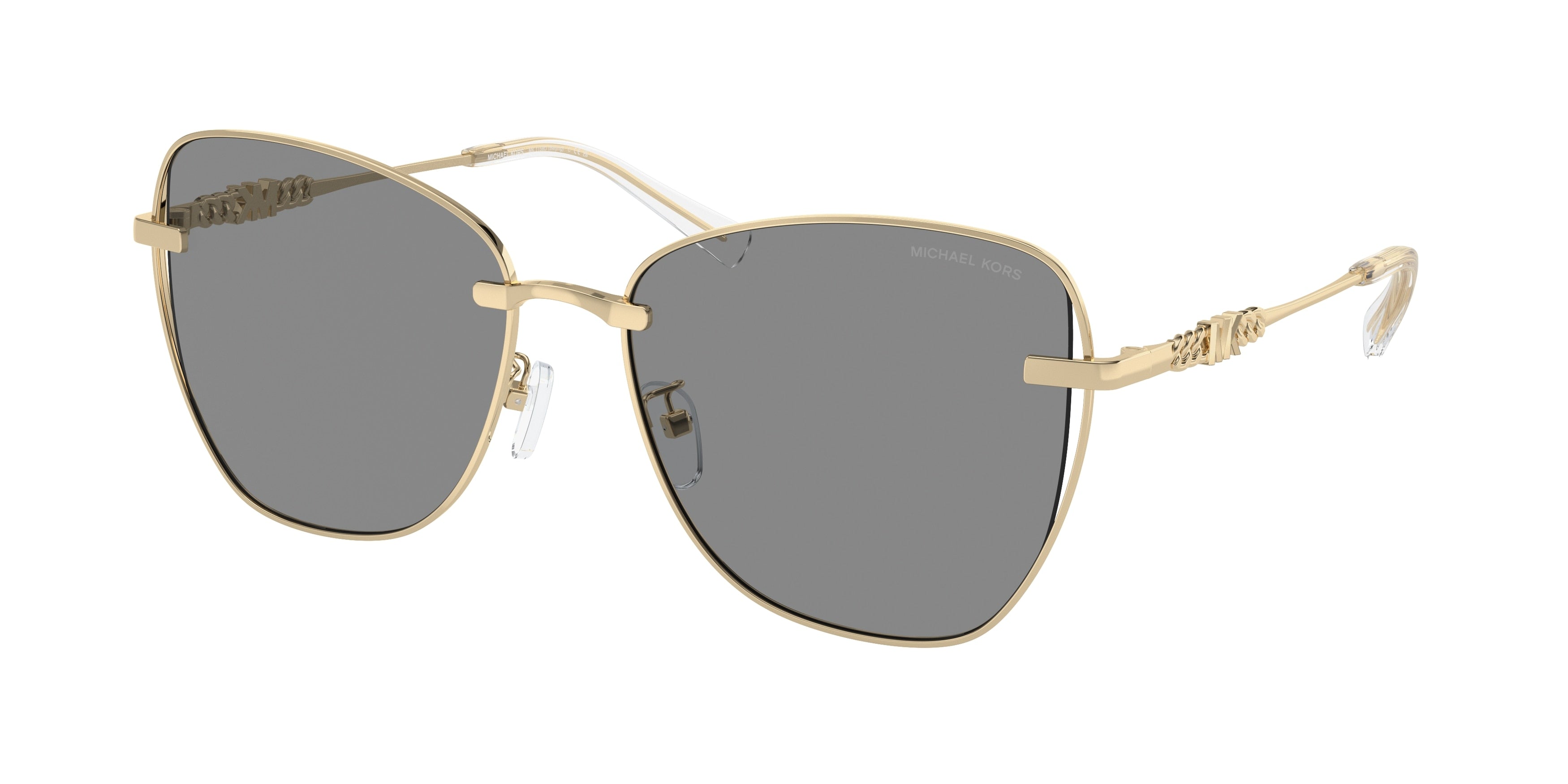 Michael Kors BEIJING MK1158D Butterfly Sunglasses  10143F-Shiny Light Gold 59-145-17 - Color Map Gold