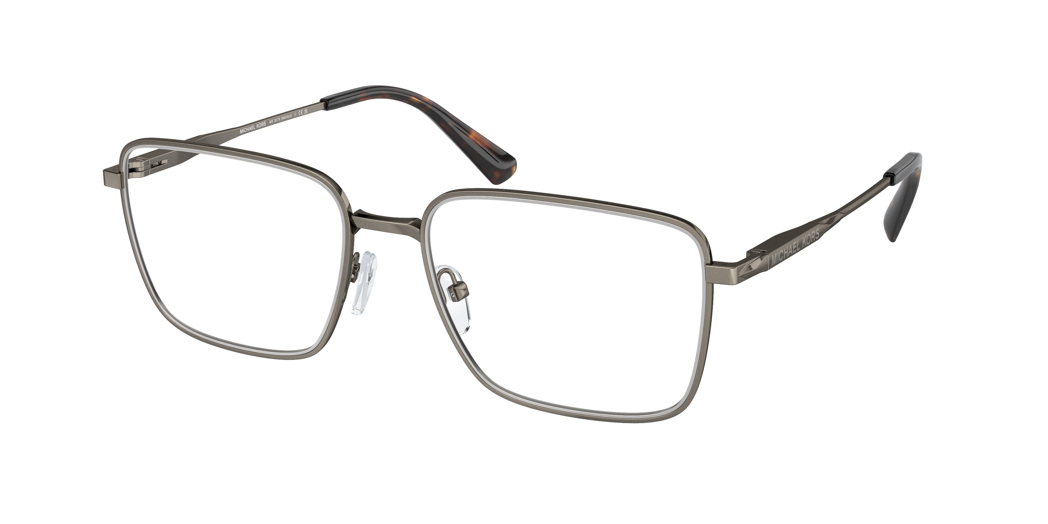 Michael Kors MéRIBEL MK3079 Rectangle Eyeglasses  1001-Shiny Husk 56-145-18 - Color Map Copper