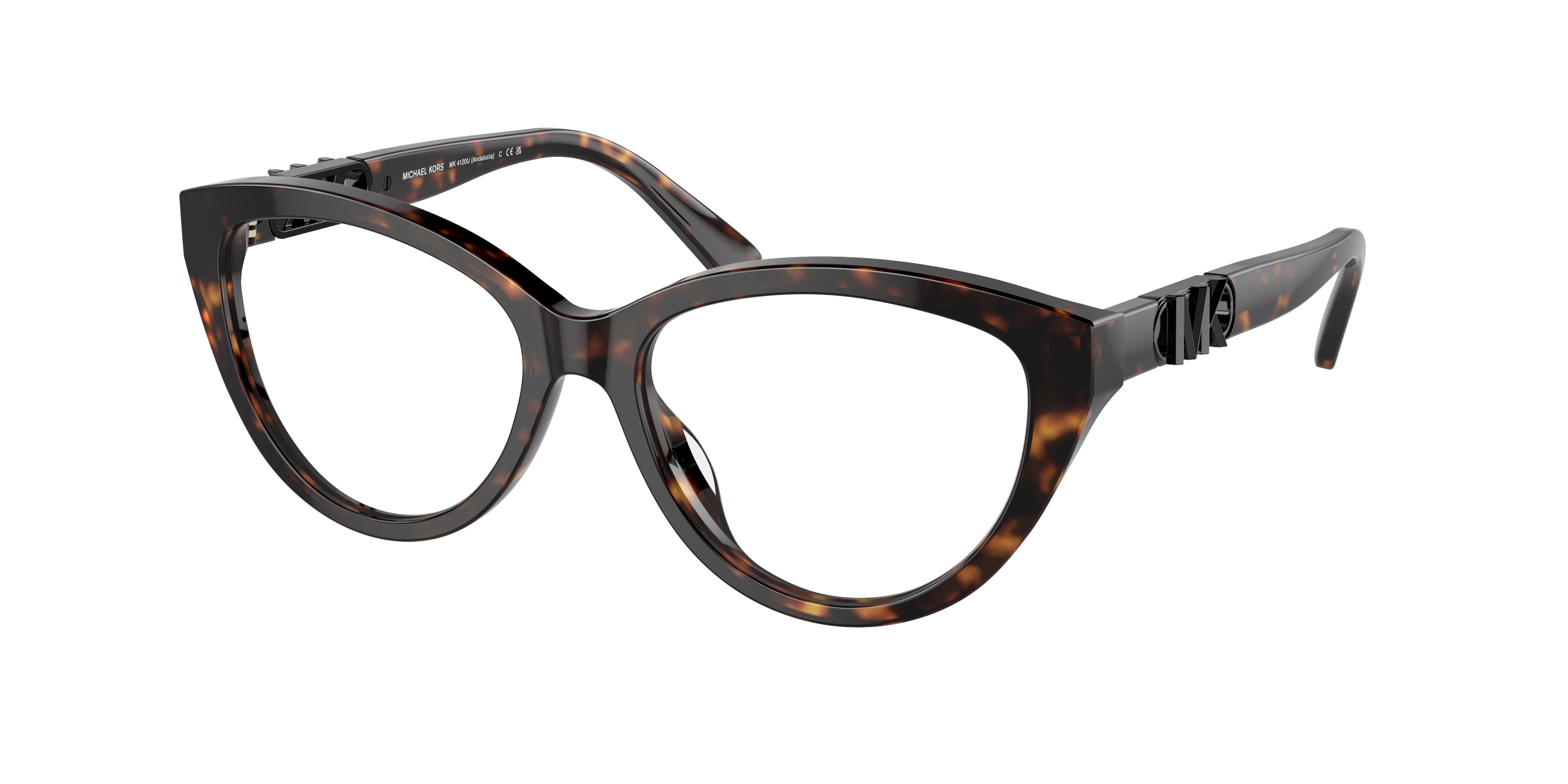 Michael Kors ANDALUCIA MK4120U Cat Eye Eyeglasses  3006-Dark Tortoise 53-140-16 - Color Map Tortoise