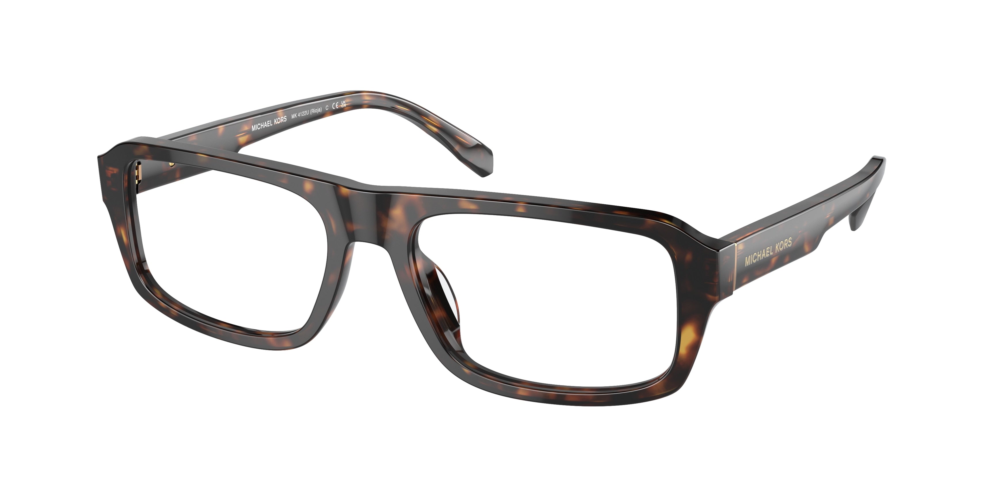 Michael Kors RIOJA MK4122U Irregular Eyeglasses  3006-Dark Tortoise 56-145-18 - Color Map Tortoise