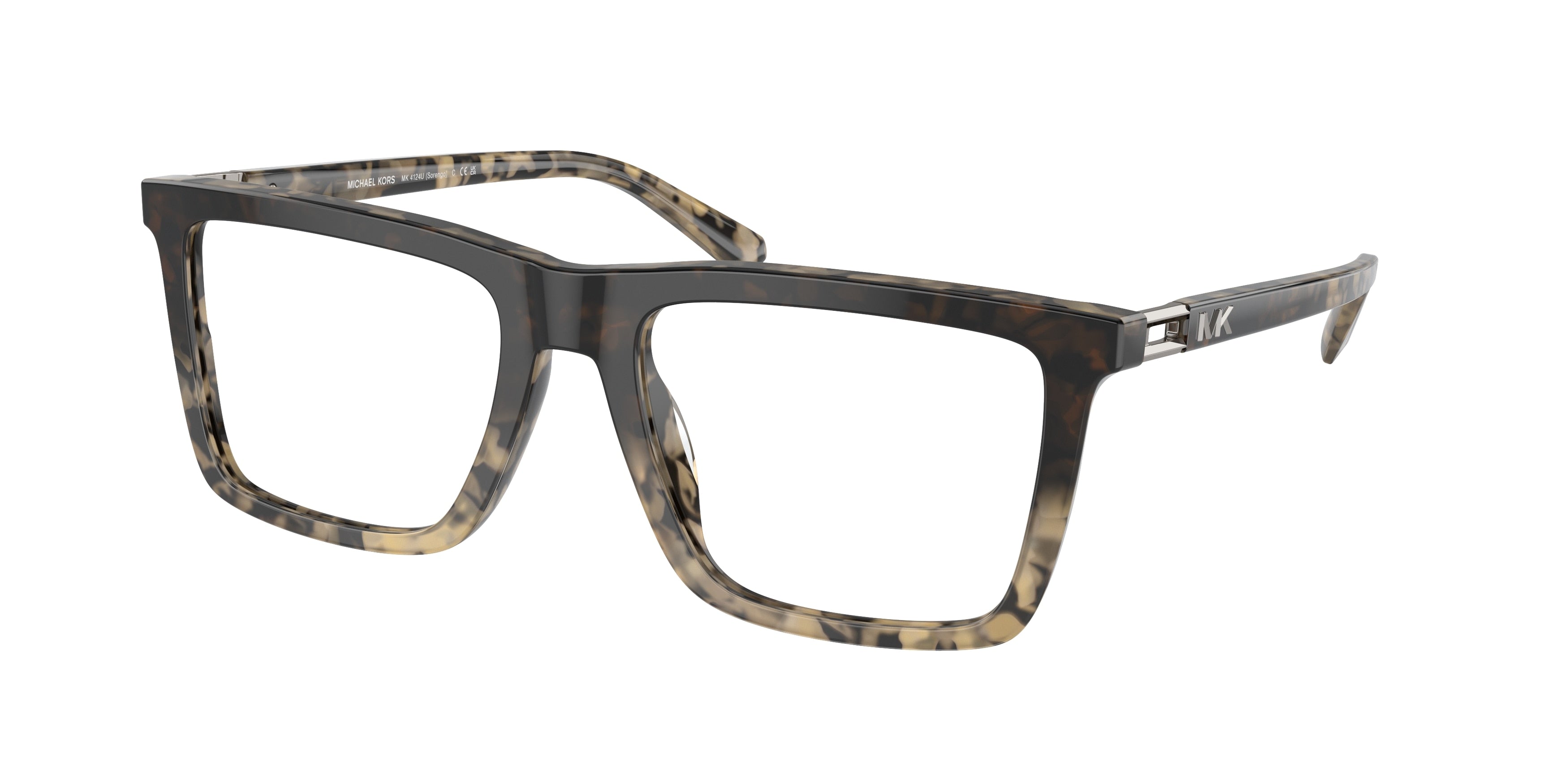 Michael Kors SORENGO MK4124U Rectangle Eyeglasses  3942-Black Gradient Tortoise 55-145-19 - Color Map Multicolor