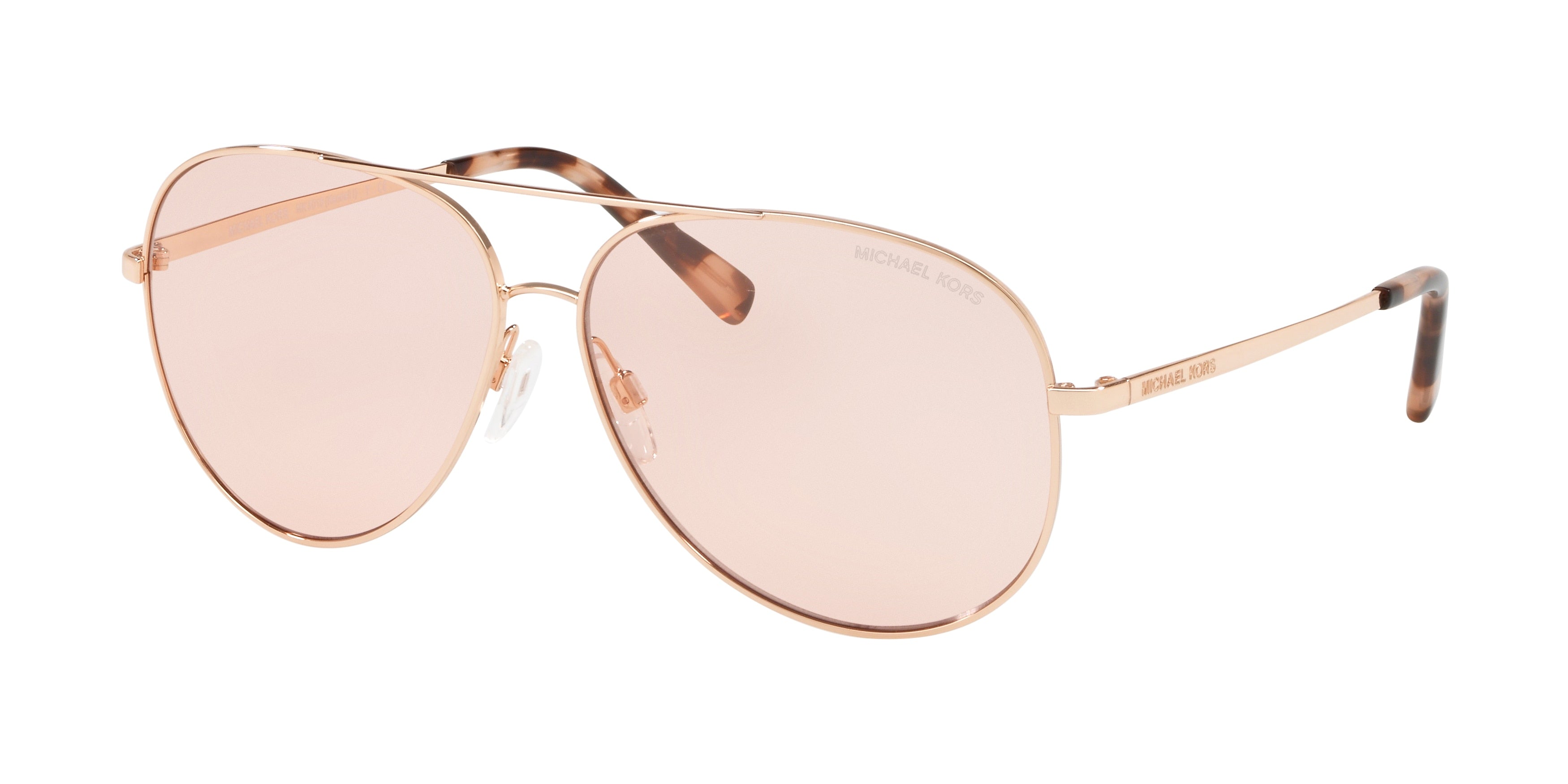 Michael Kors KENDALL MK5016 Pilot Sunglasses  1026/5-Shiny Rose Gold - Tone 60-135-12 - Color Map Pink