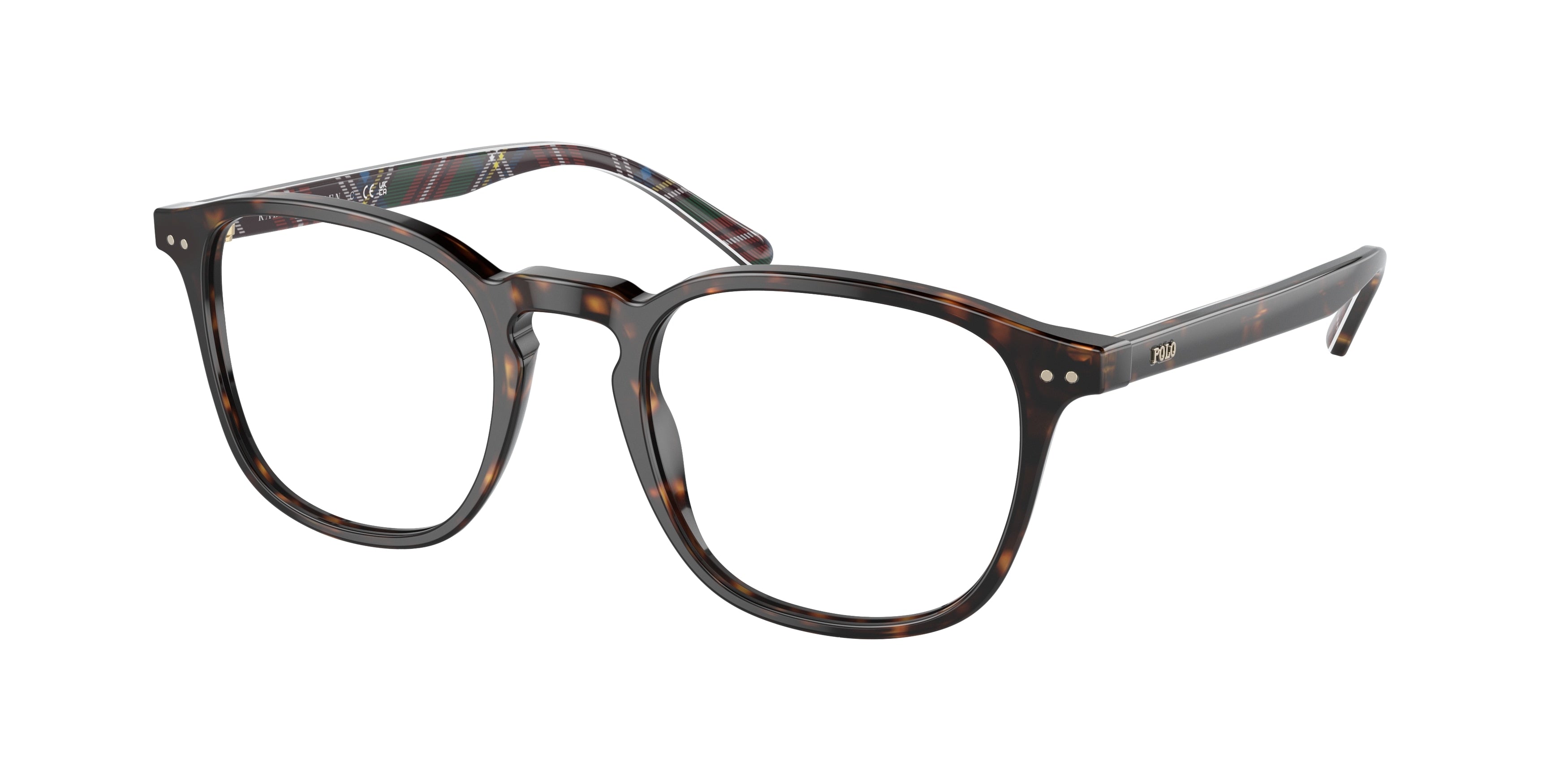 Polo PH2254F Pillow Eyeglasses  5003-Shiny Dark Havana 51-145-21 - Color Map Tortoise