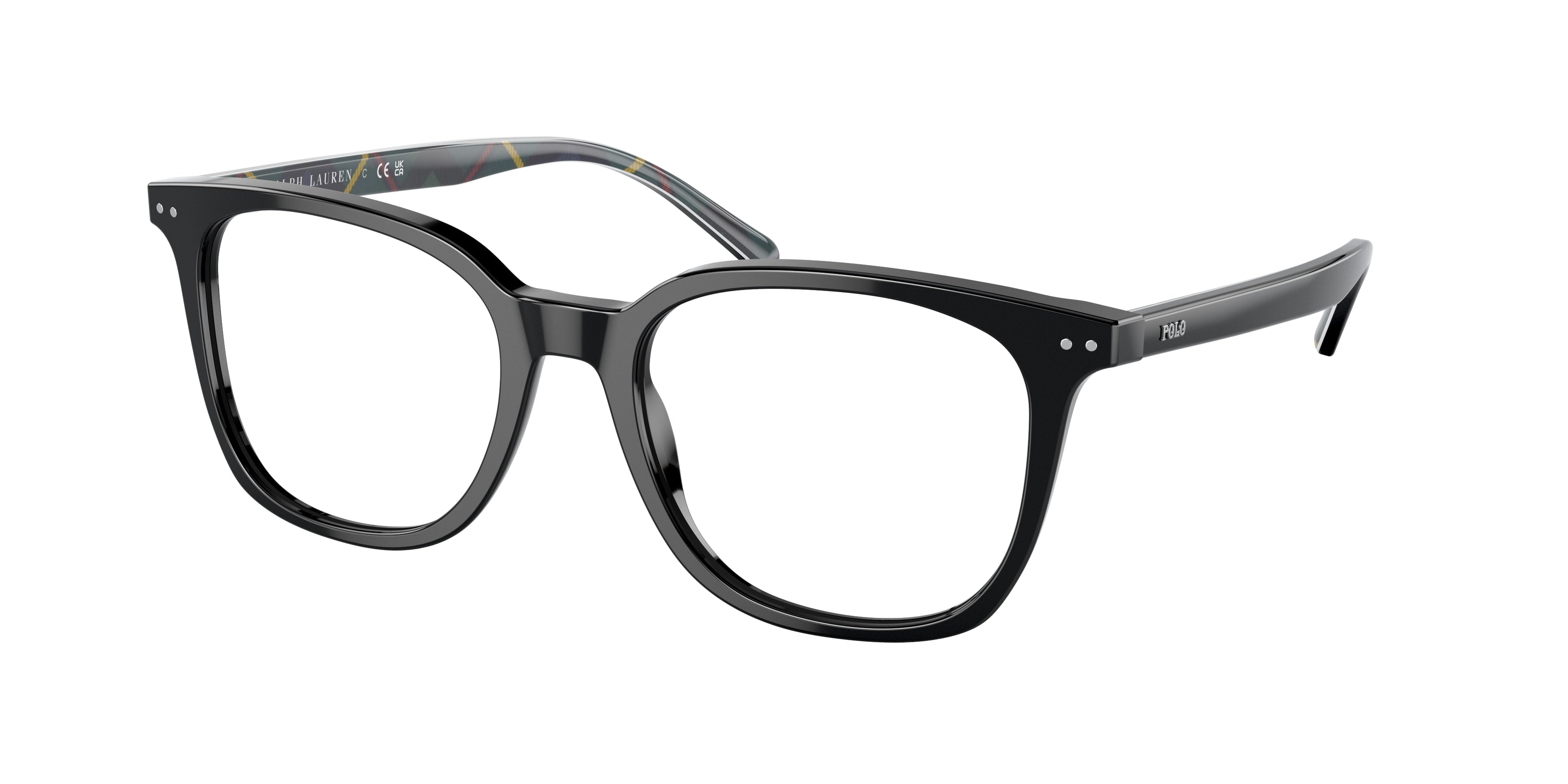 Polo PH2256F Pillow Eyeglasses  5001-Shiny Black 53-145-19 - Color Map Black