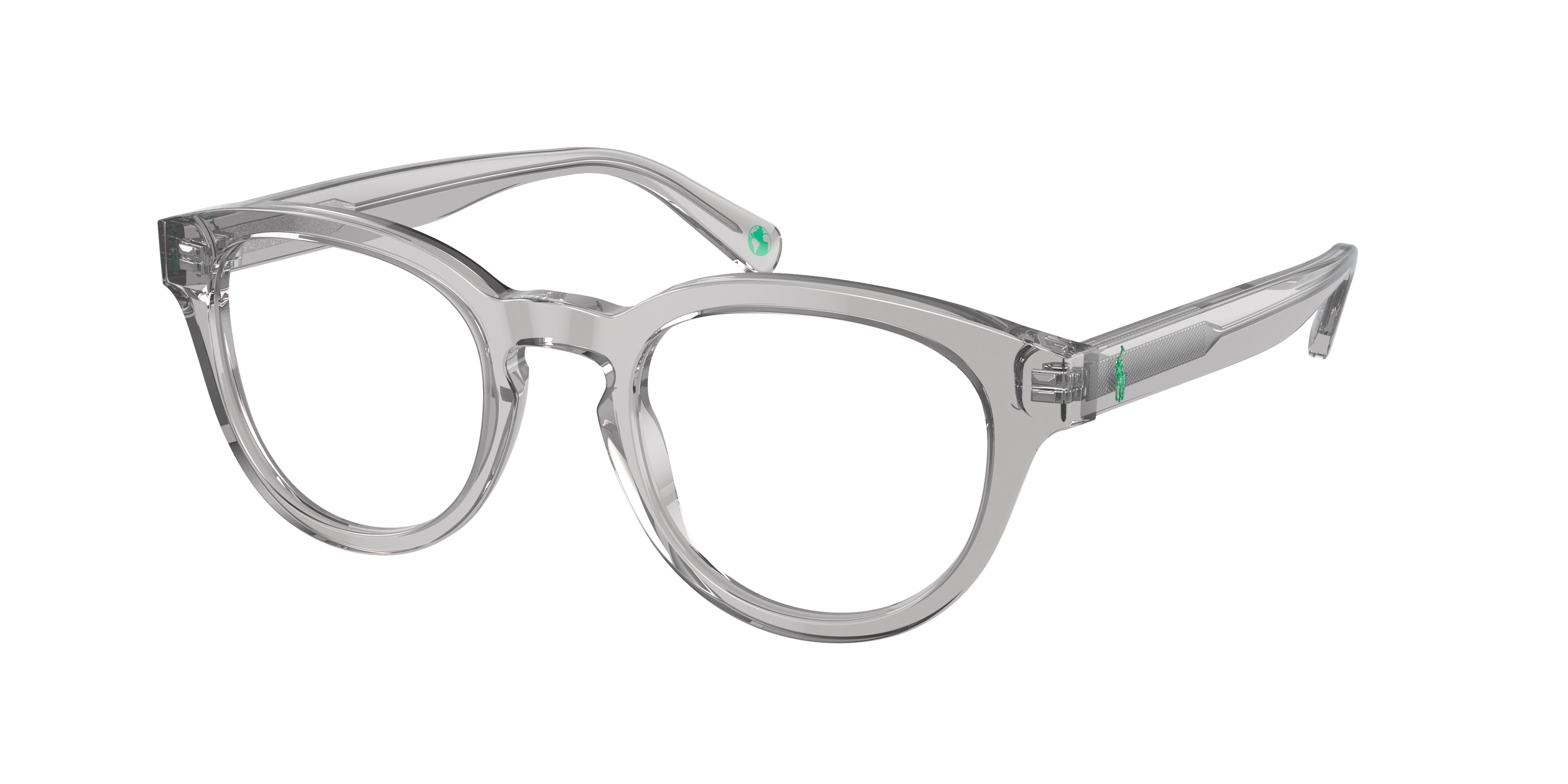 Polo PH2262 Phantos Eyeglasses  5965-Shiny Transparent Grey 53-145-21 - Color Map Grey