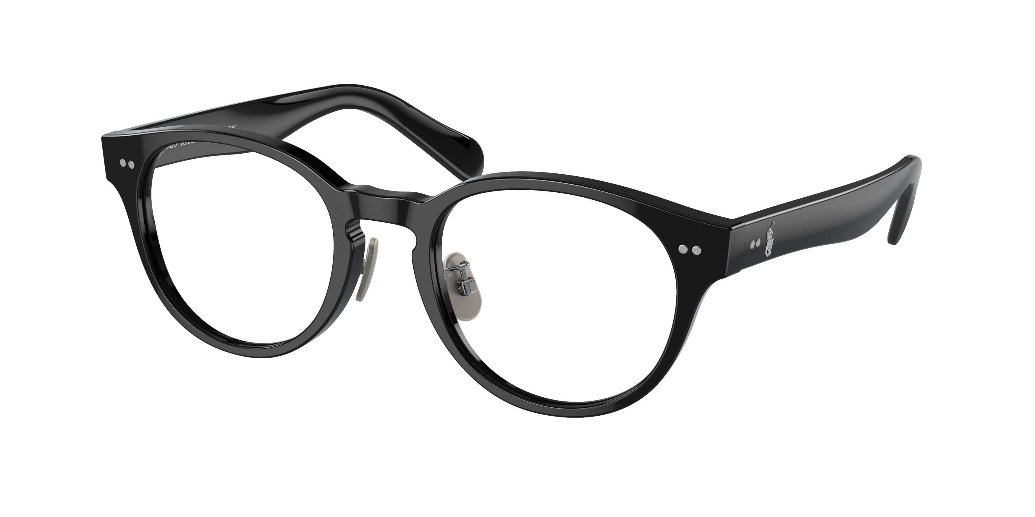 Polo PH2265D Oval Eyeglasses  5001-Shiny Black 51-145-21 - Color Map Black