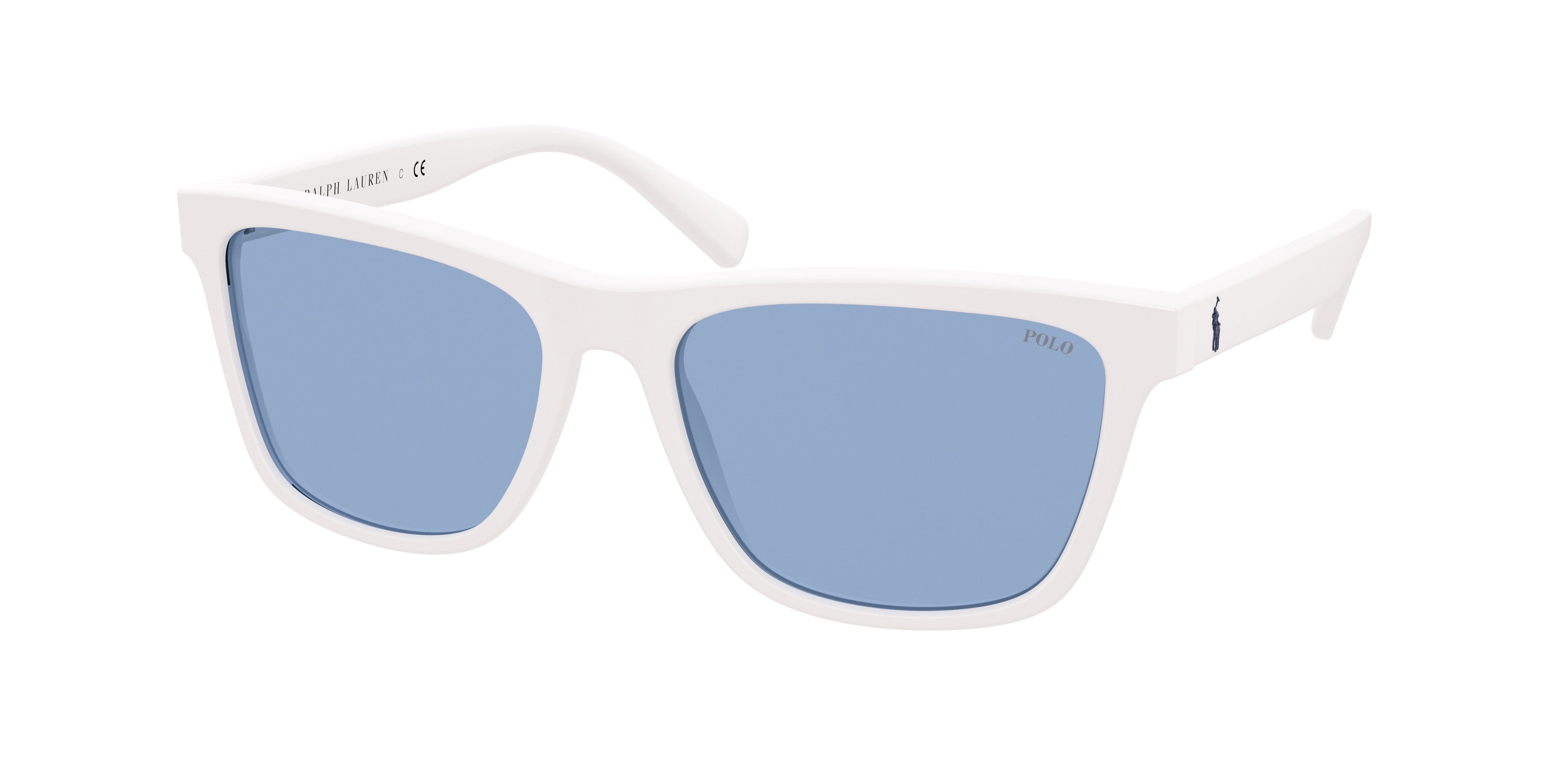 Polo PH4167F Pillow Sunglasses  547172-Matte White 57-145-17 - Color Map White