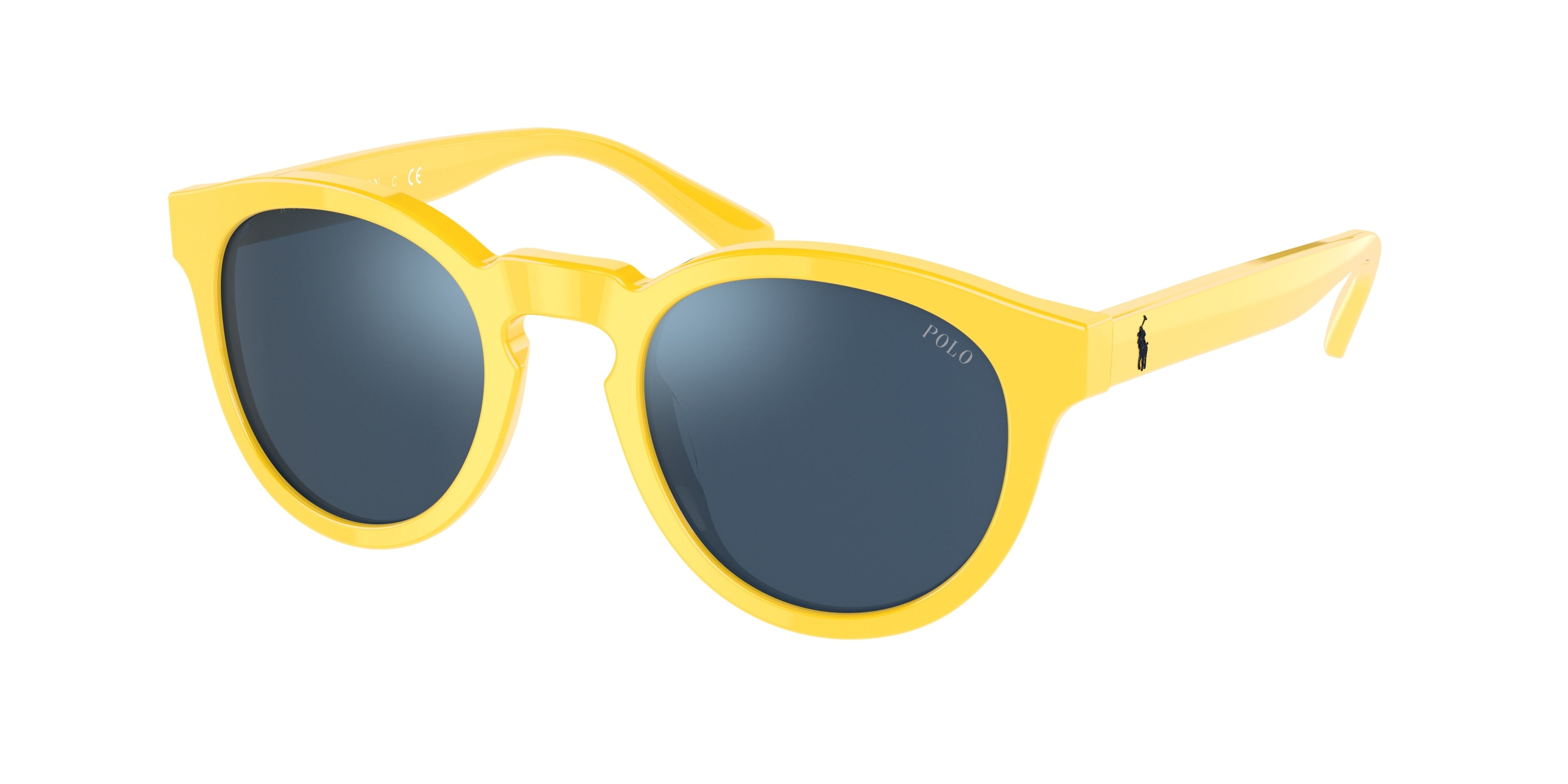 Polo PH4184F Phantos Sunglasses  542055-Shiny Yellow 53-145-20 - Color Map Yellow