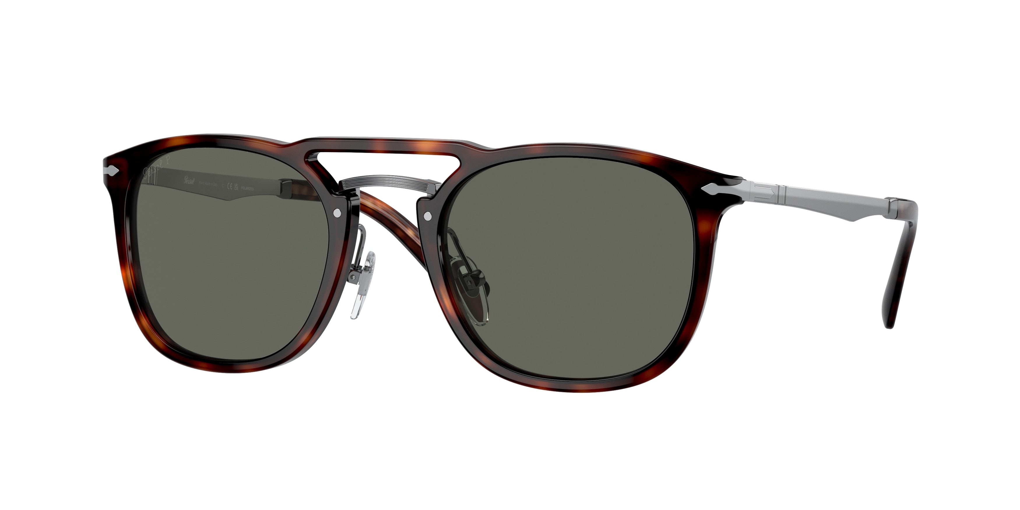 Persol PO3265S Phantos Sunglasses  24/58-Havana/Gunmetal 50-140-22 - Color Map Tortoise