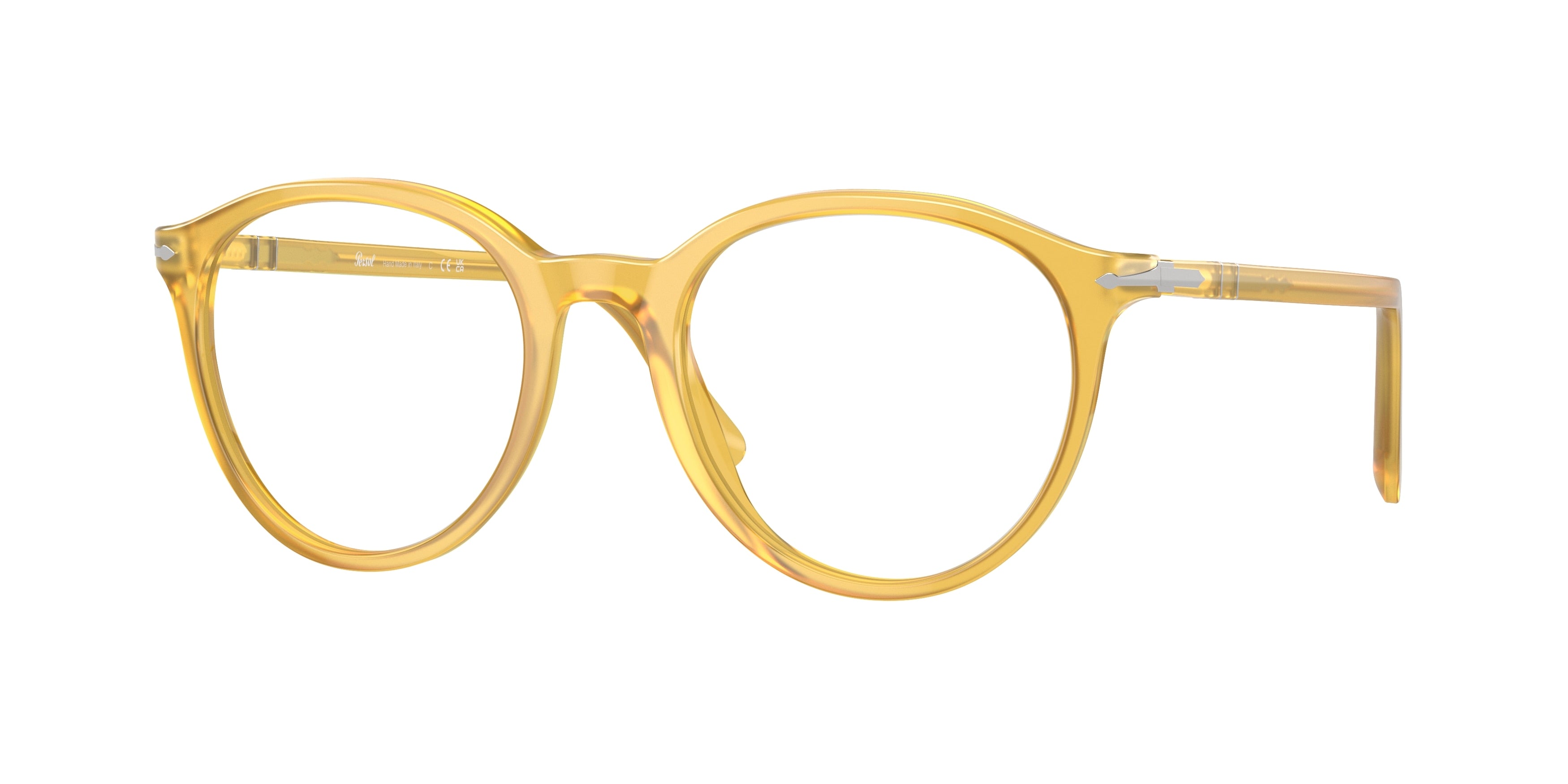 Persol PO3353V Phantos Eyeglasses  204-Miele 53-145-20 - Color Map Yellow