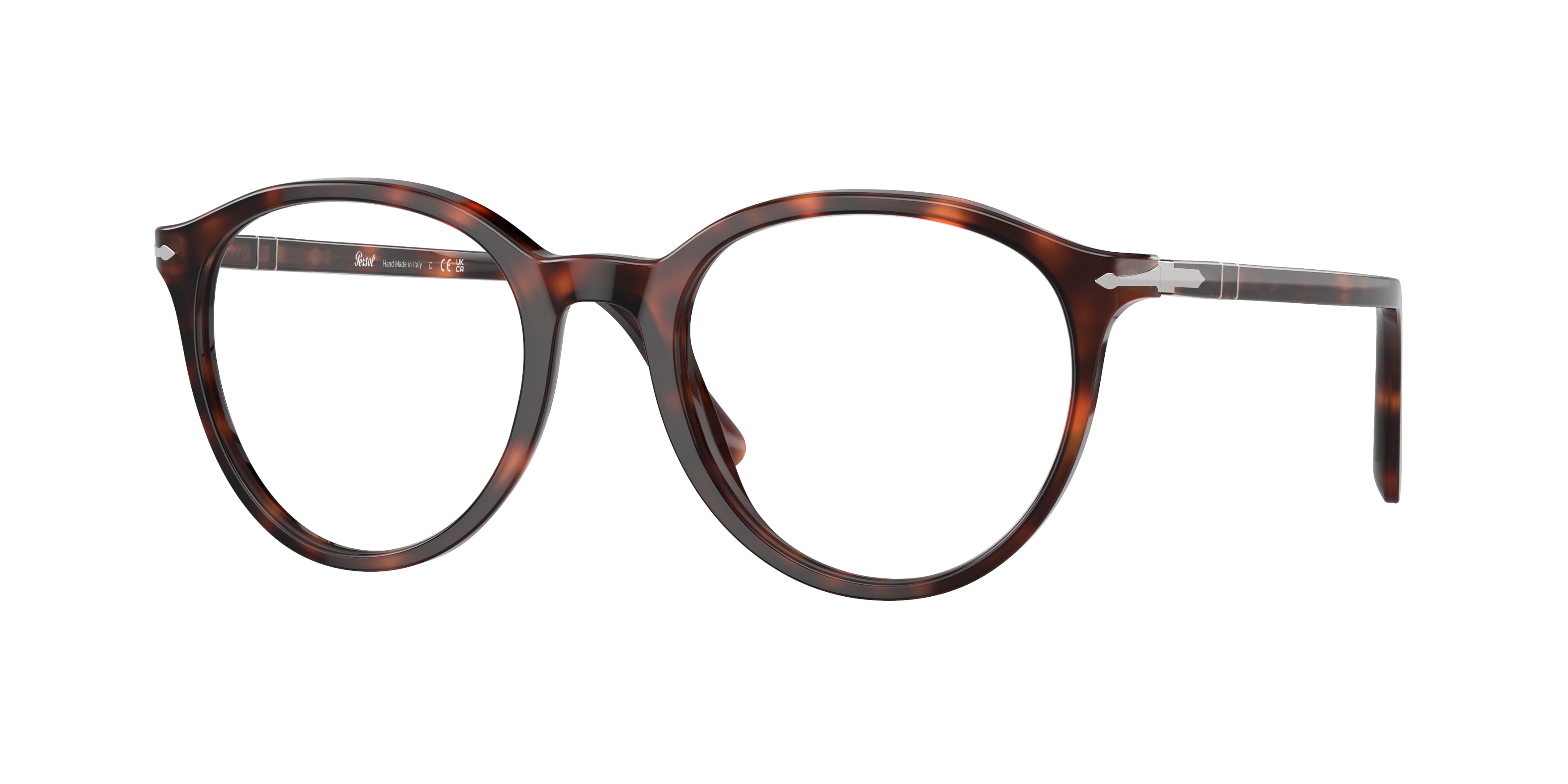 Persol PO3353V Phantos Eyeglasses  24-Havana 53-145-20 - Color Map Tortoise