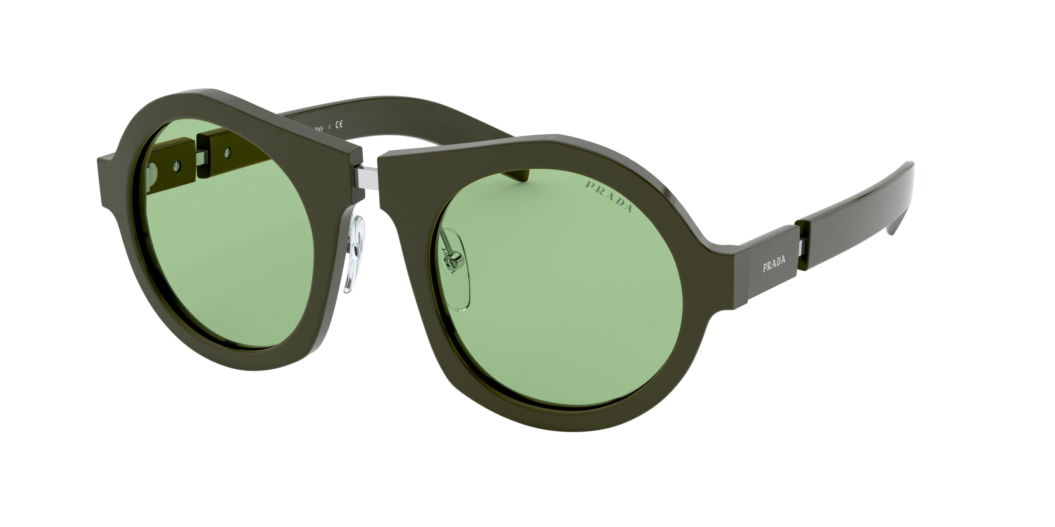 Prada - Prada Minimal Baroque - Turtle Round Sunglasses - Prada Collection  - Sunglasses - Prada Eyewear - Avvenice