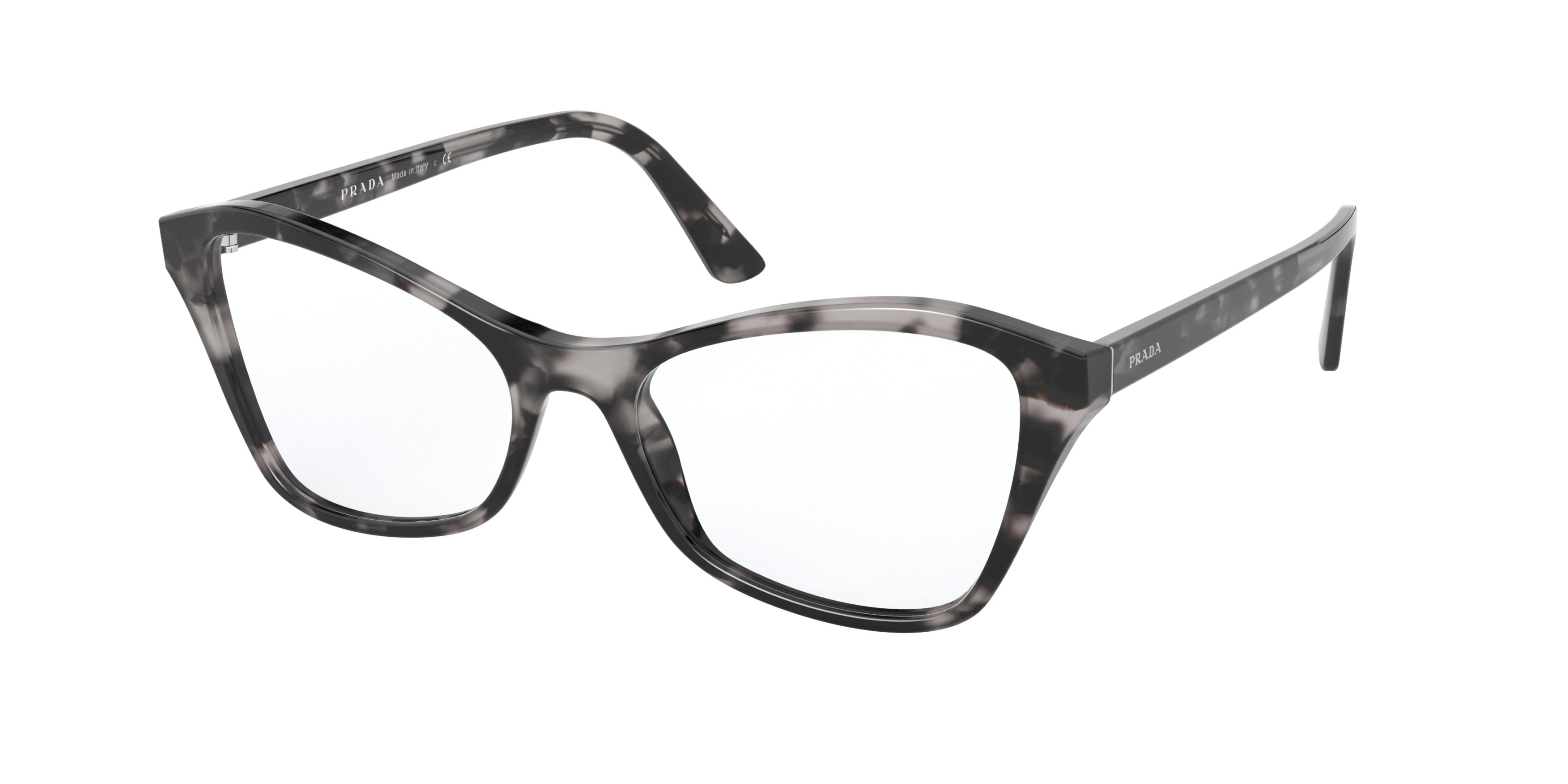 Prada CONCEPTUAL PR11XV Butterfly Eyeglasses  5101O1-Grey Havana 51-145-17 - Color Map Tortoise