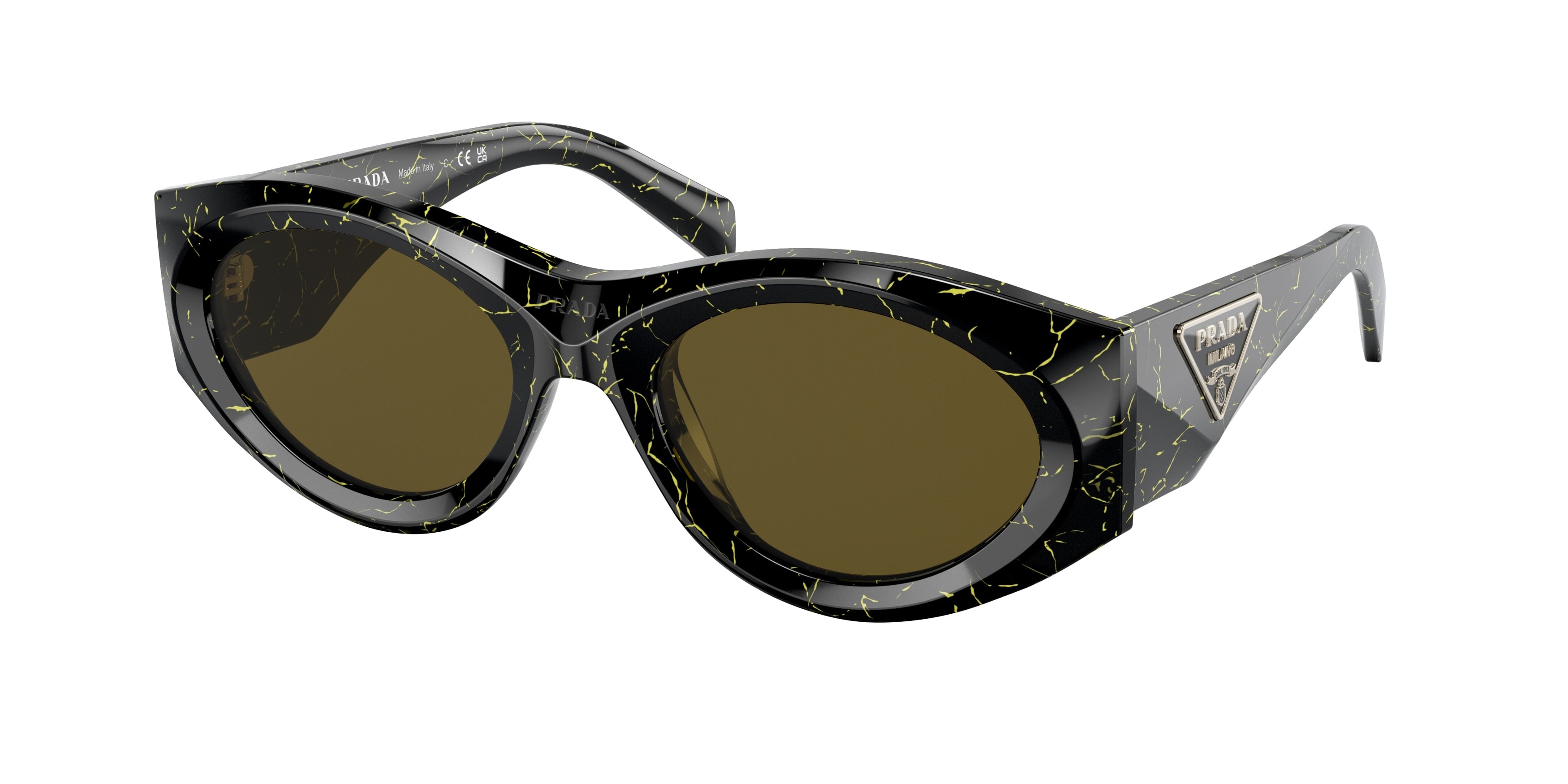 Prada PR20ZSF Oval Sunglasses