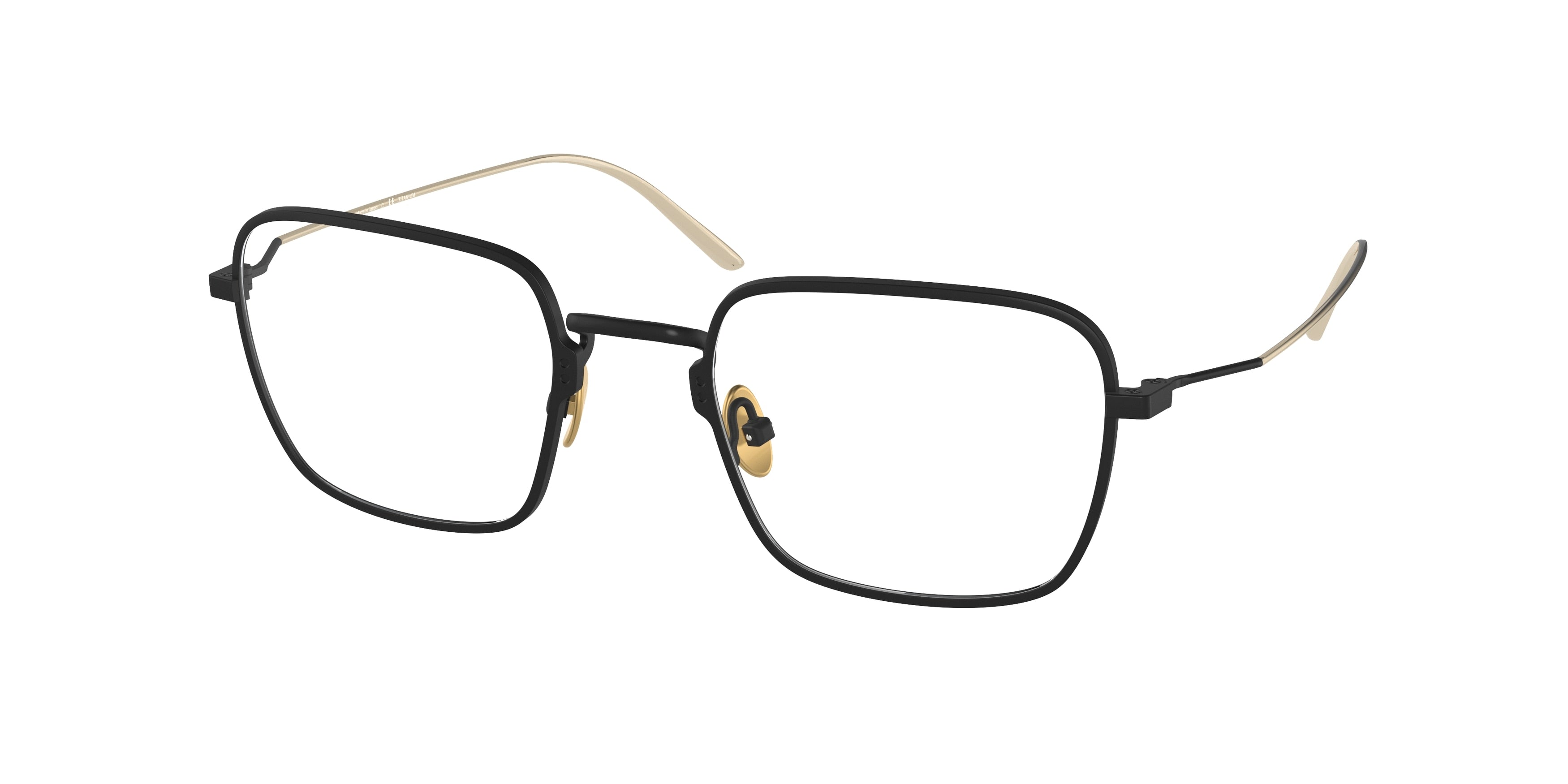 Prada PR51YV Pillow Eyeglasses  04Q1O1-Matte Black 50-145-22 - Color Map Black