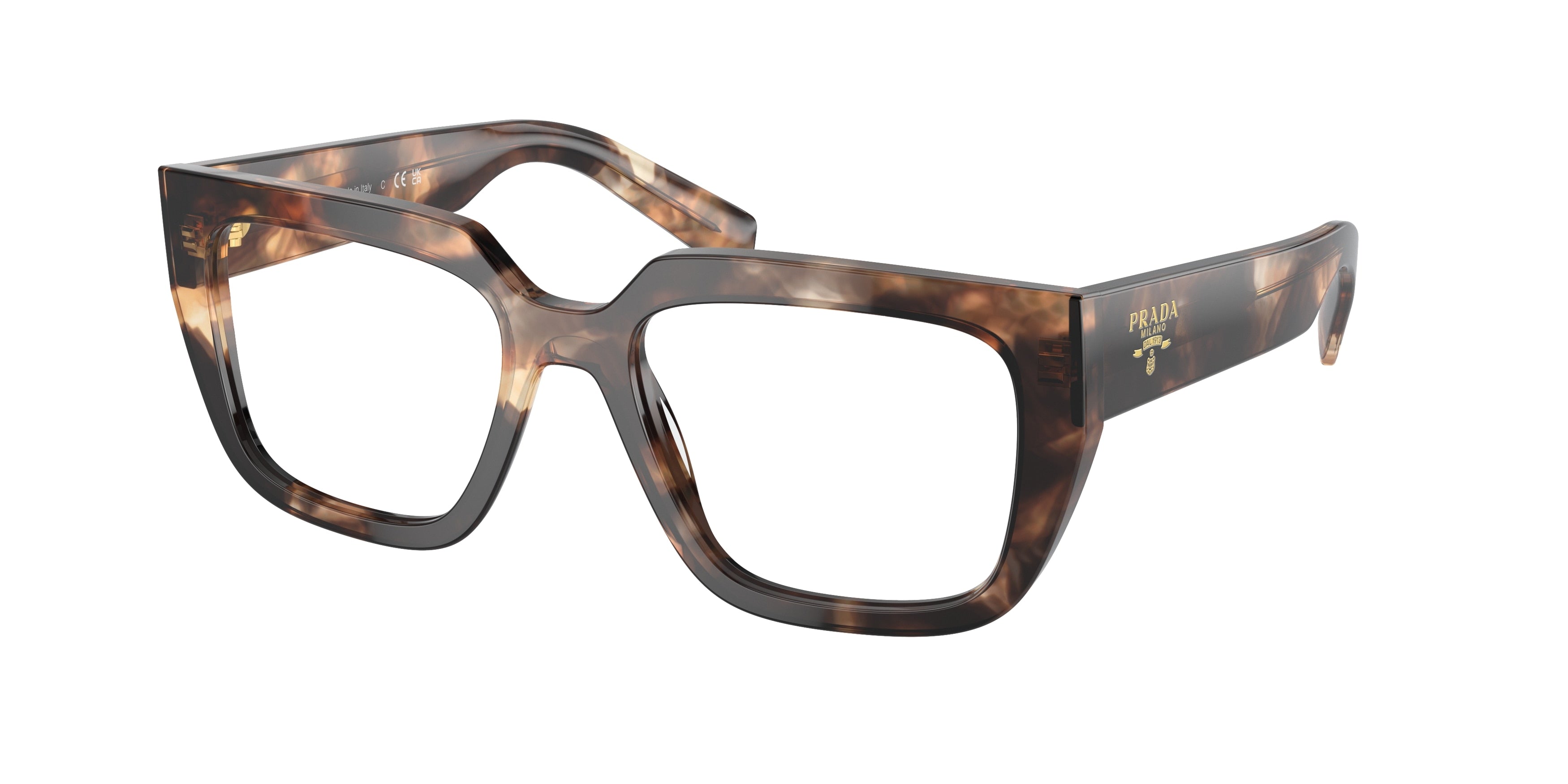 Prada PRA03VF Irregular Eyeglasses