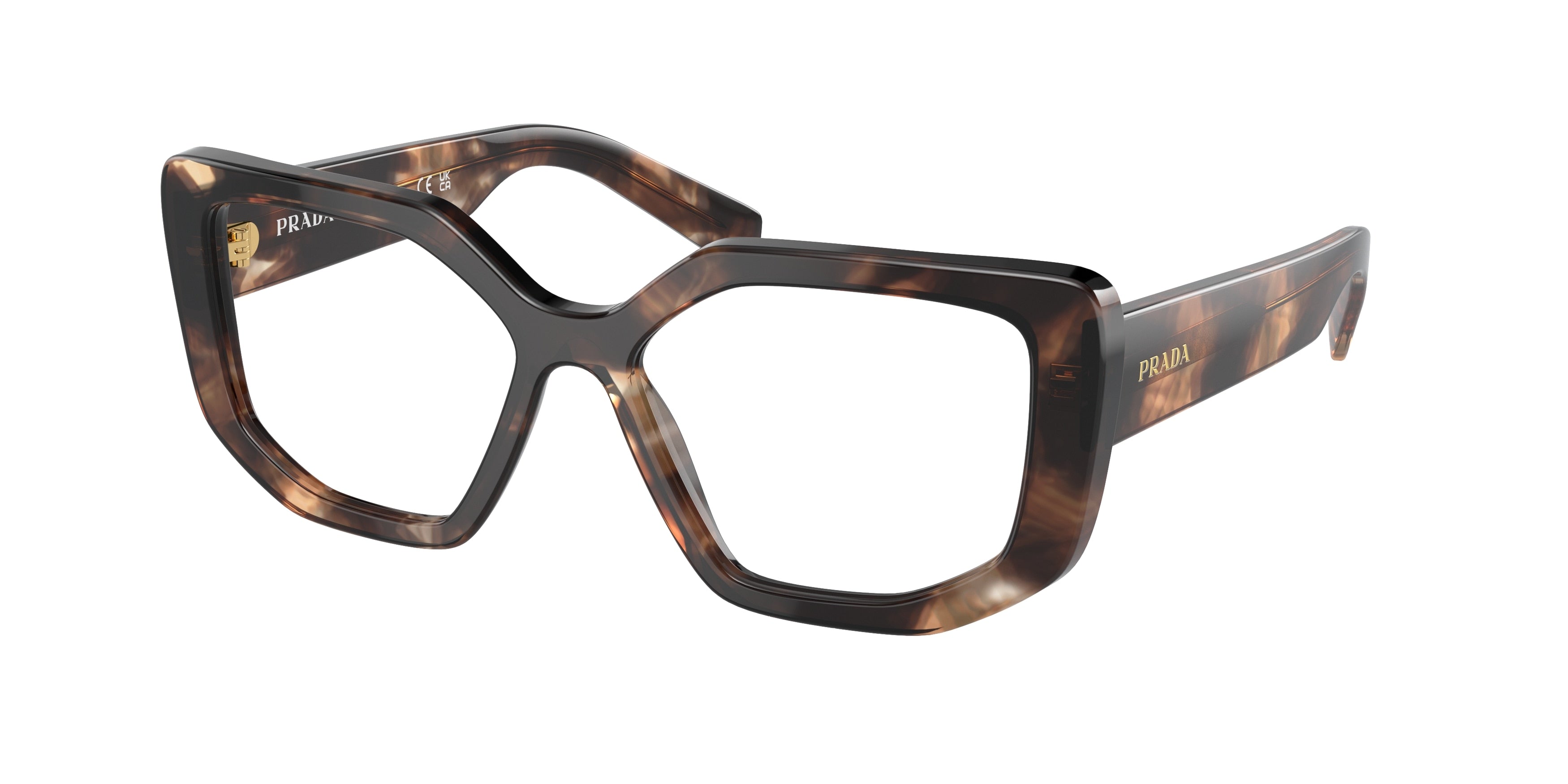 Prada PRA04V Irregular Eyeglasses