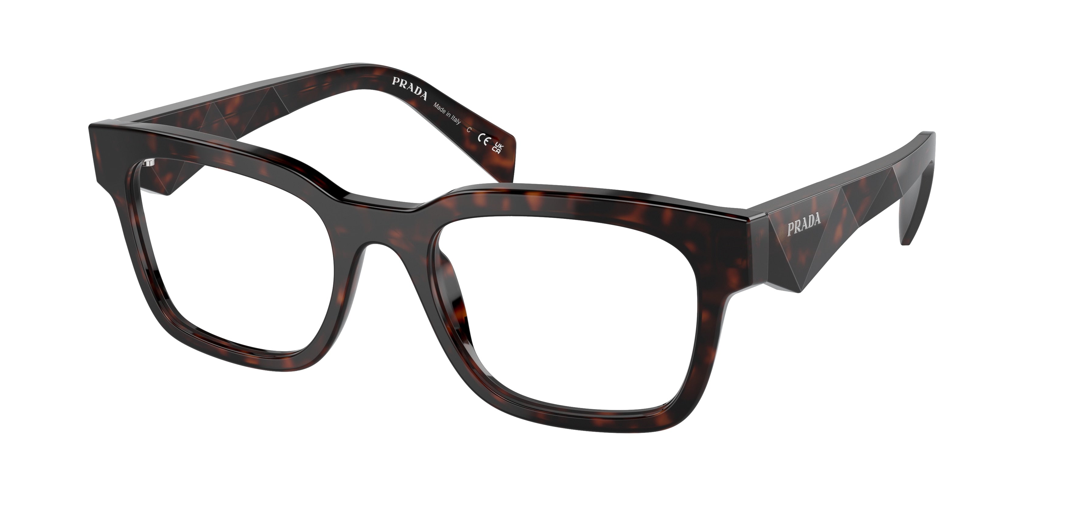 PRADA OPR10V 2024 black frame eyeglasses