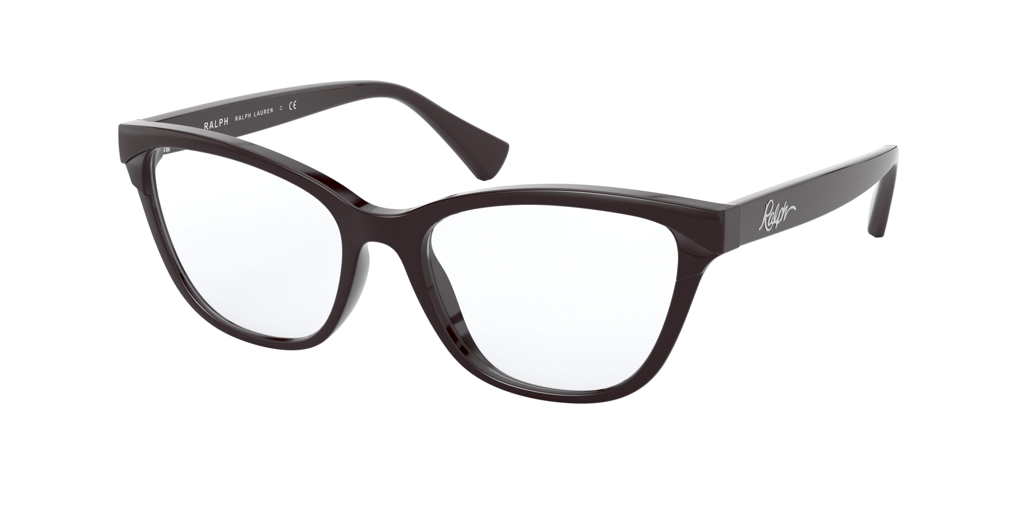 Ralph RA7118 Butterfly Eyeglasses  5752-Shiny Transparent Dark Grey 53-140-17 - Color Map Grey