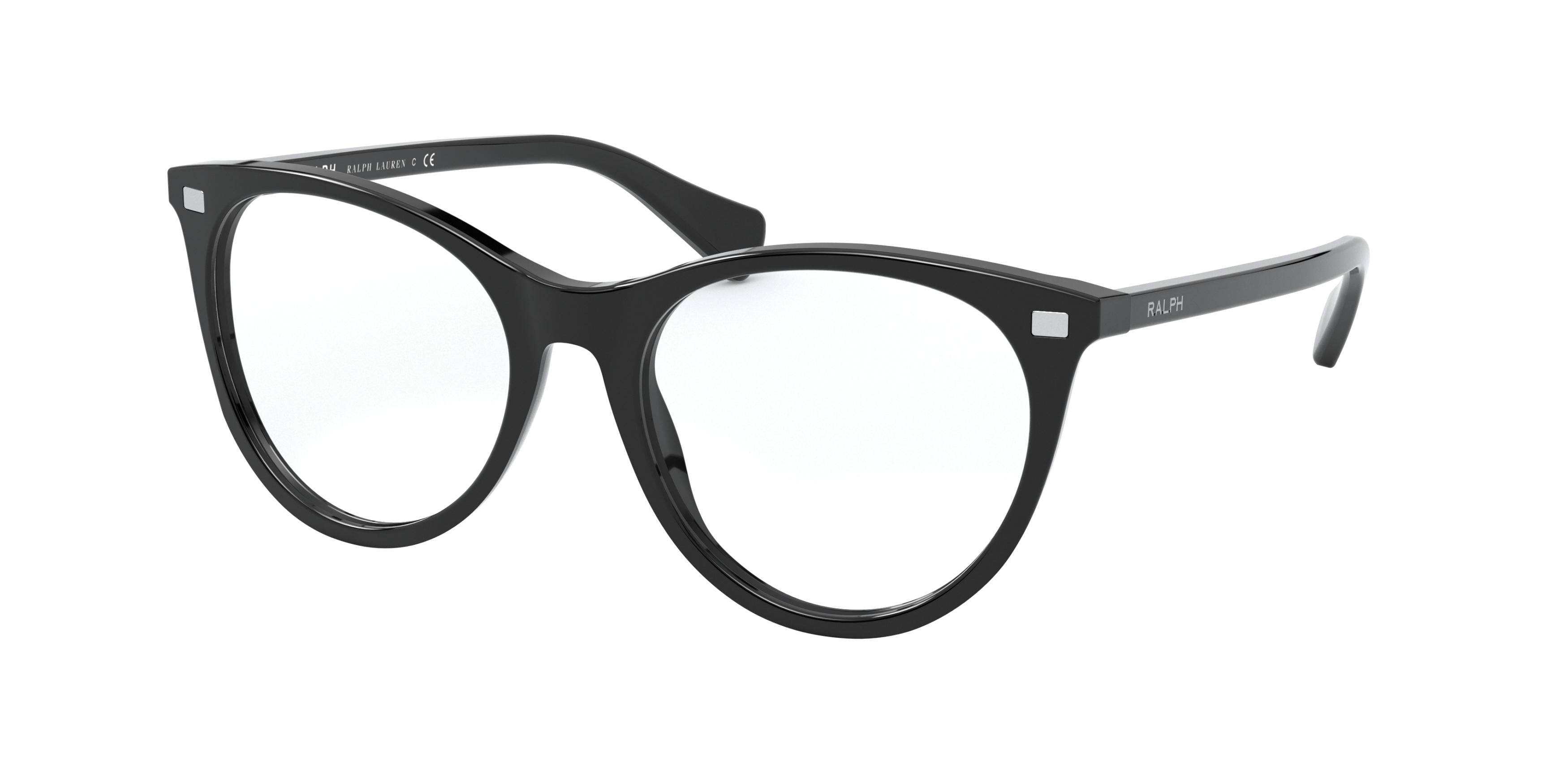 Ralph RA7122 Phantos Eyeglasses  5001-Shiny Black 53-140-18 - Color Map Black