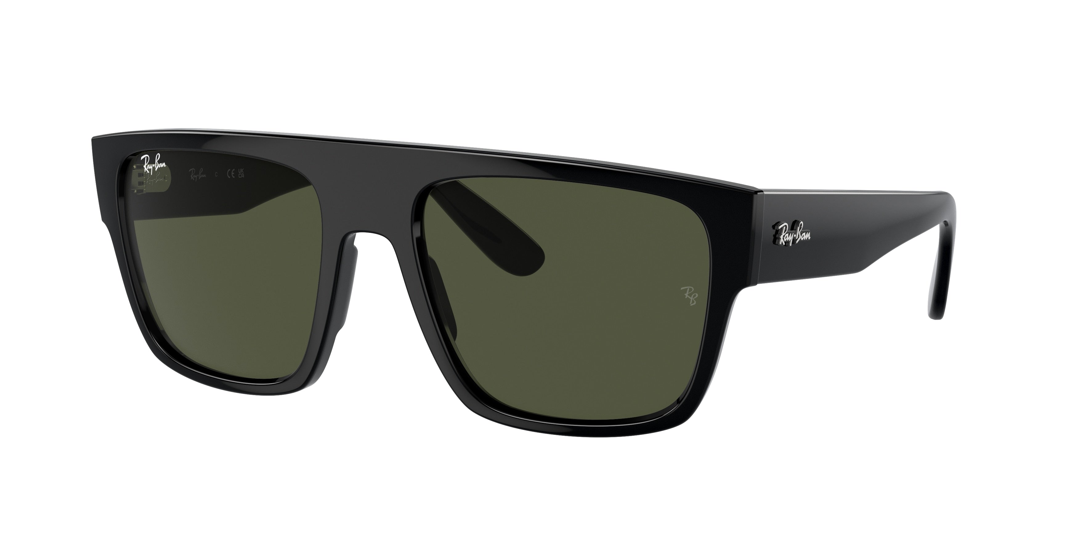 Ray-Ban DRIFTER RB0360S Square Sunglasses  901/31-Black 57-145-20 - Color Map Black