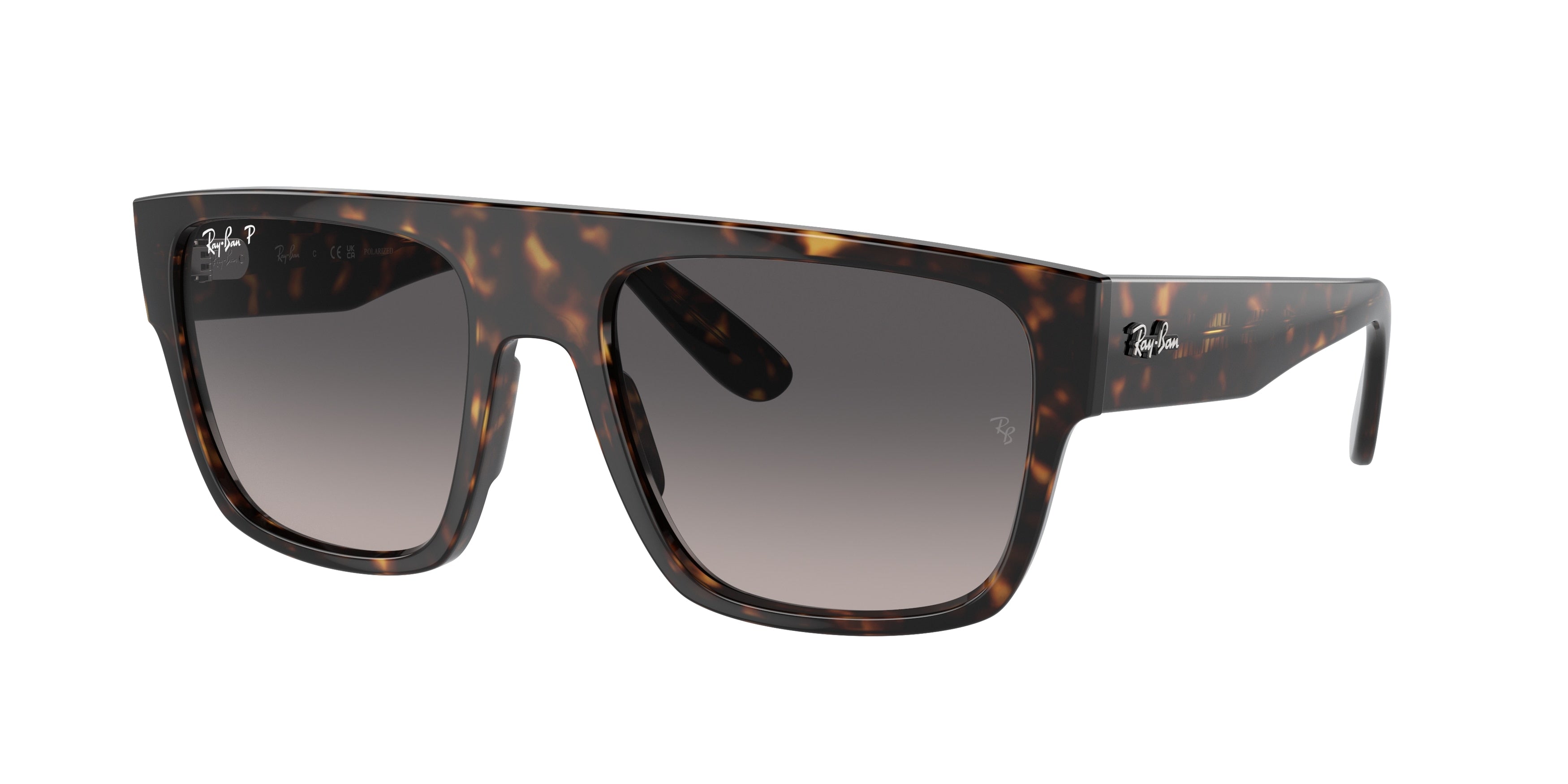 Ray-Ban DRIFTER RB0360S Square Sunglasses  902/M3-Havana 57-145-20 - Color Map Tortoise