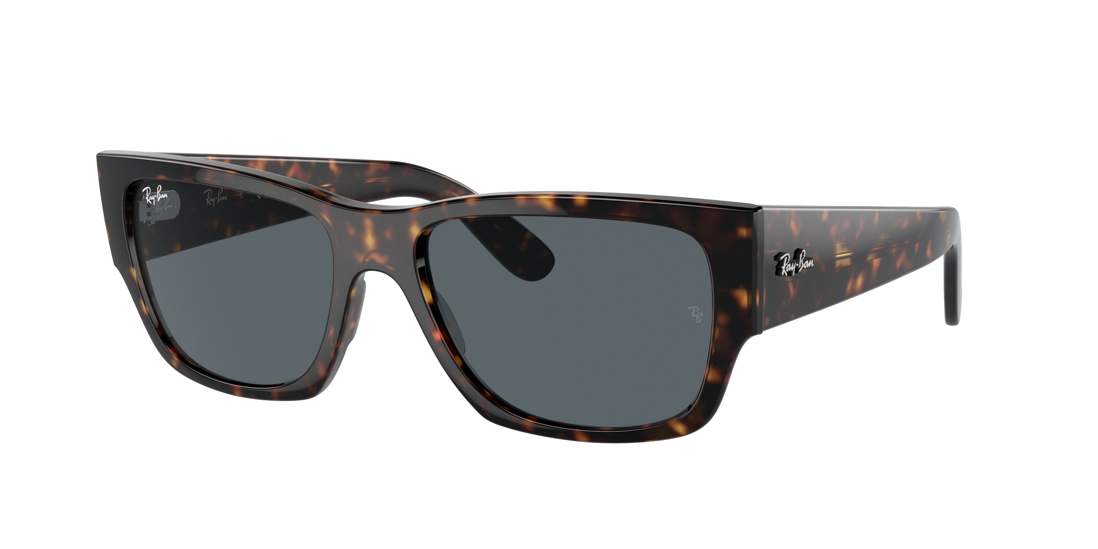 Ray-Ban CARLOS RB0947SF Rectangle Sunglasses  902/R5-Havana 56-145-18 - Color Map Tortoise