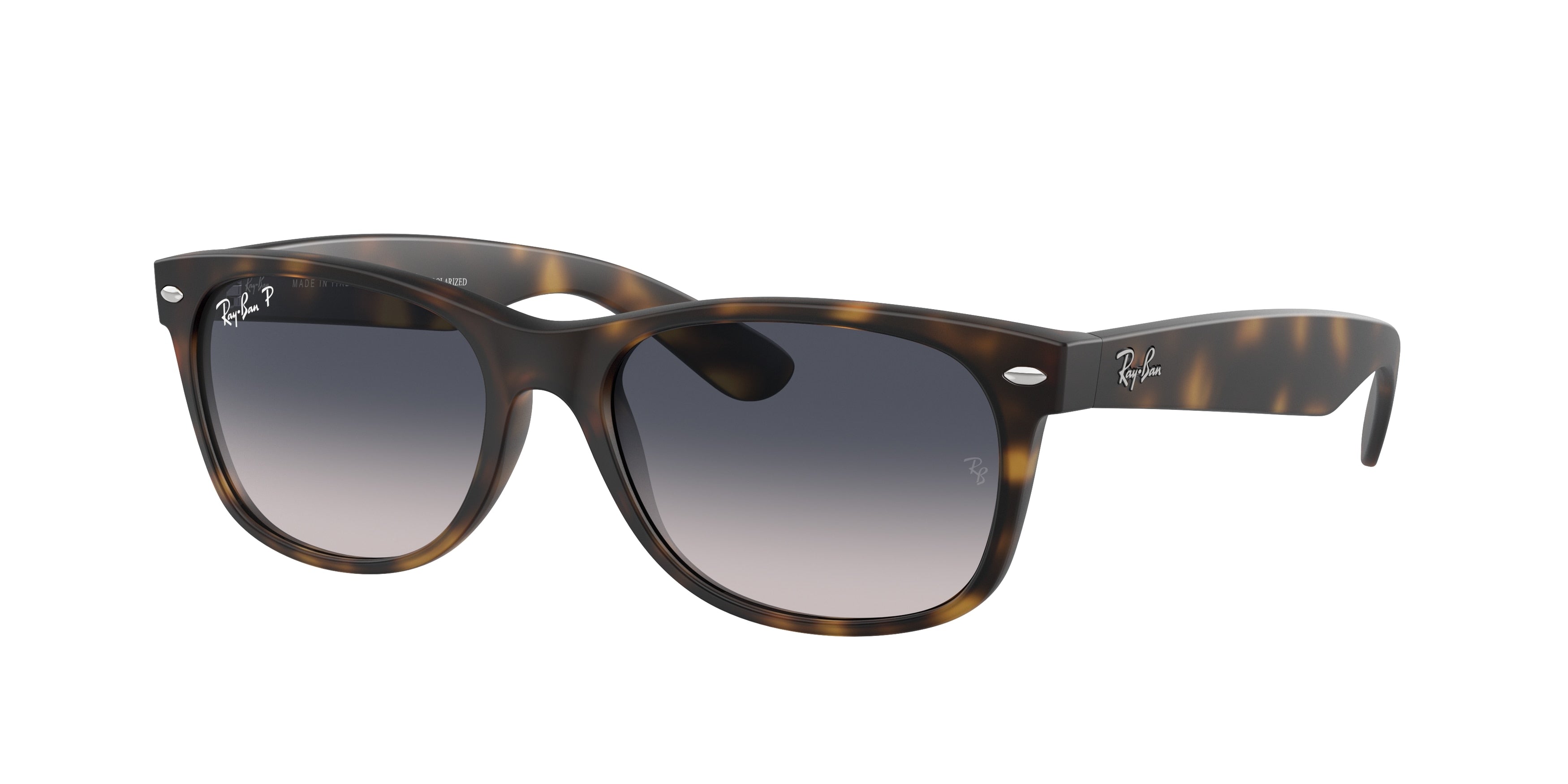 Ray-Ban NEW WAYFARER LOW BRIDGE FIT RB2132F Square Sunglasses  865/78-Havana 54-140-18 - Color Map Tortoise