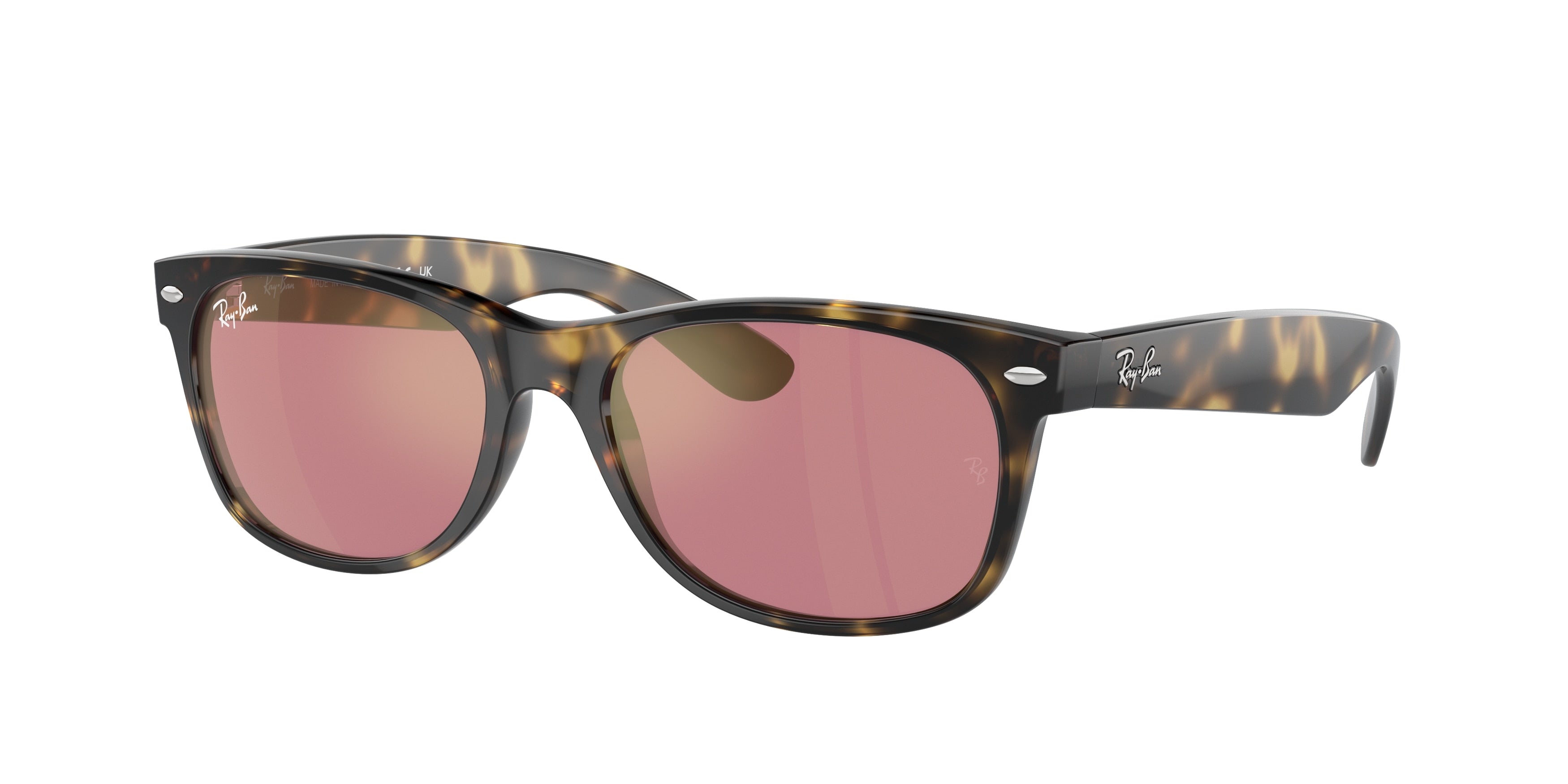 Ray-Ban NEW WAYFARER RB2132 Square Sunglasses  902/U0-Havana 55-145-18 - Color Map Tortoise