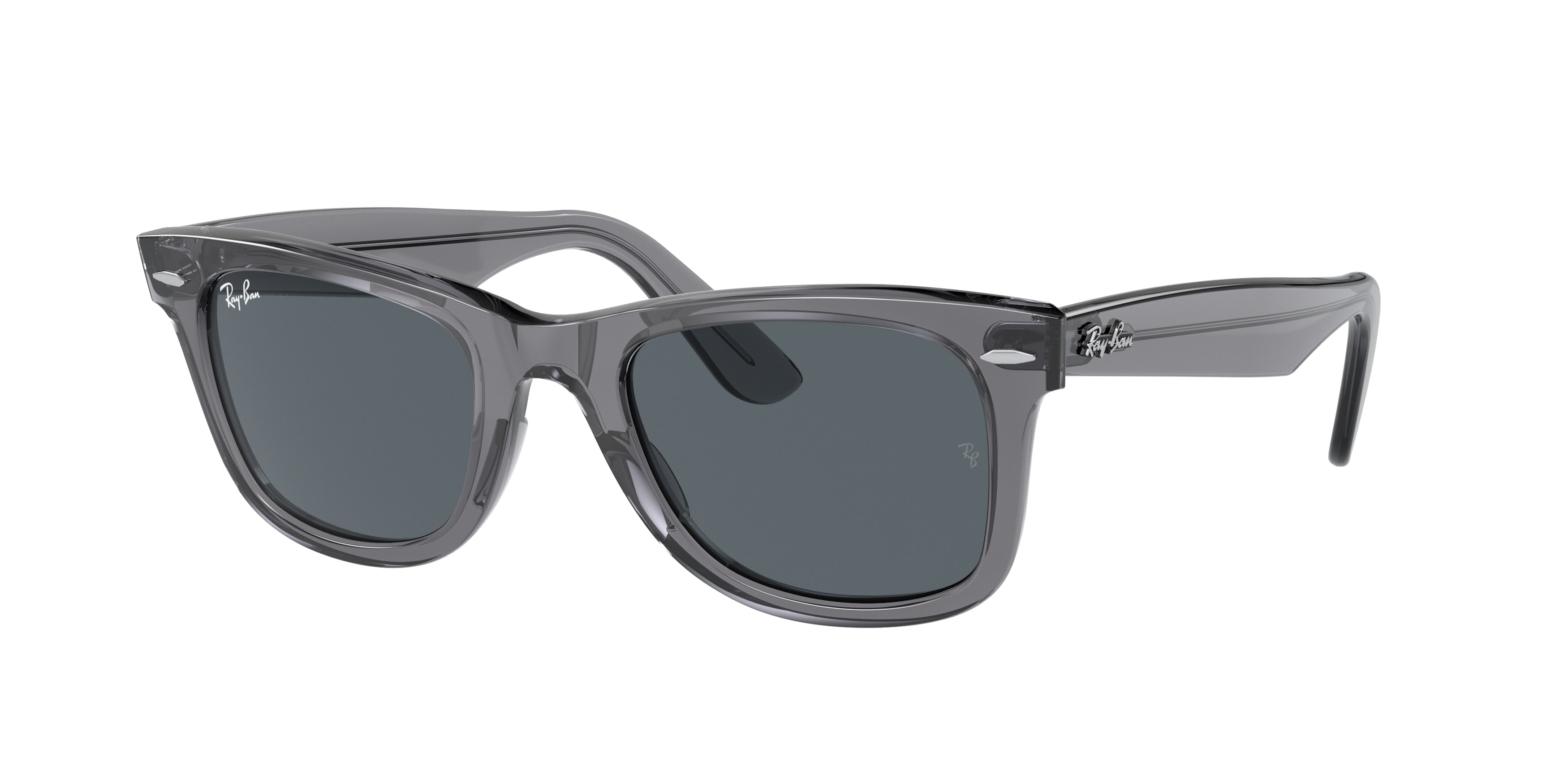 Ray-Ban WAYFARER RB2140 Square Sunglasses  6773R5-Transparent Grey 50-150-22 - Color Map Grey