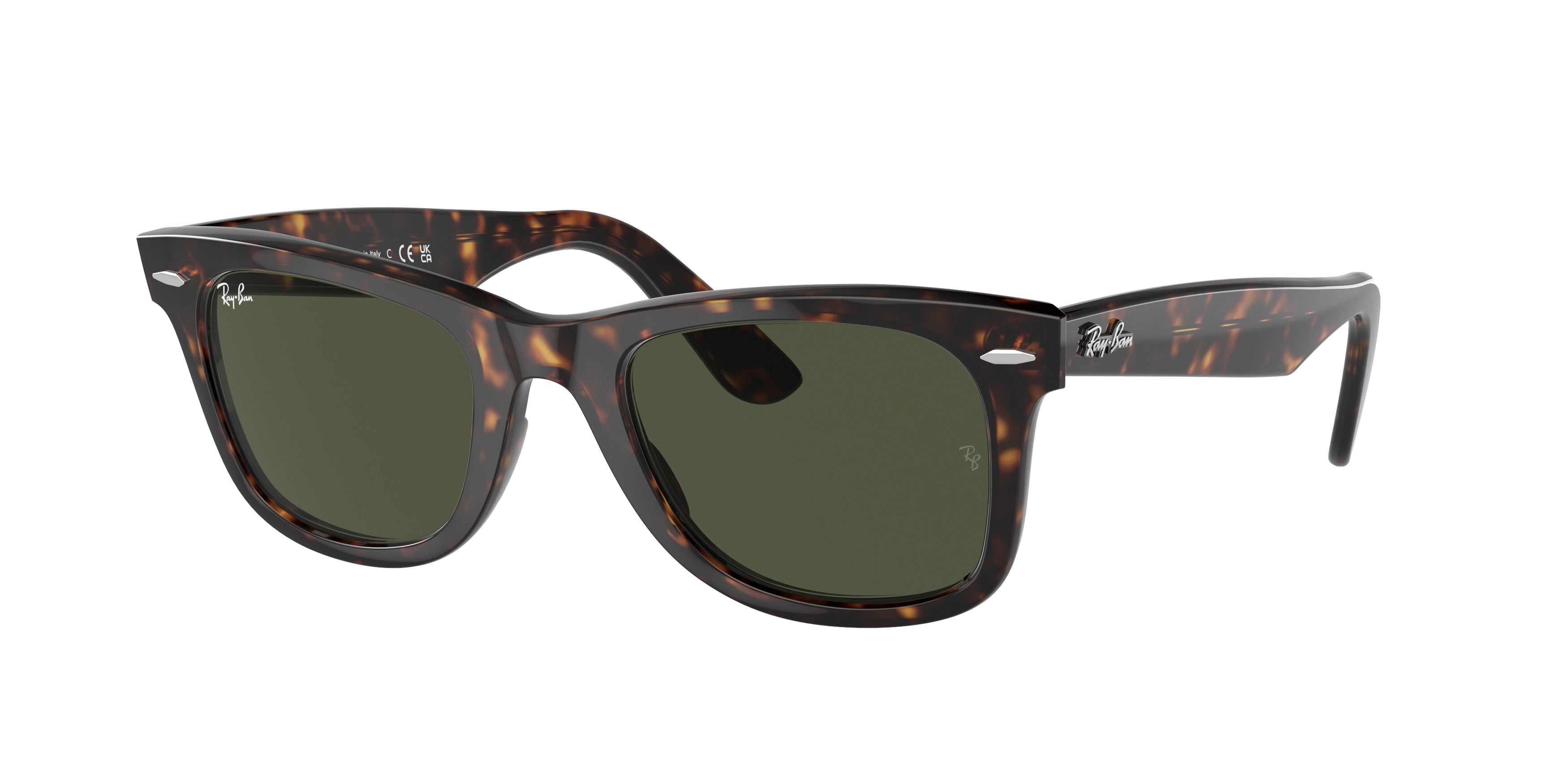 Ray-Ban WAYFARER RB2140 Square Sunglasses  902-Tortoise 50-150-22 - Color Map Tortoise