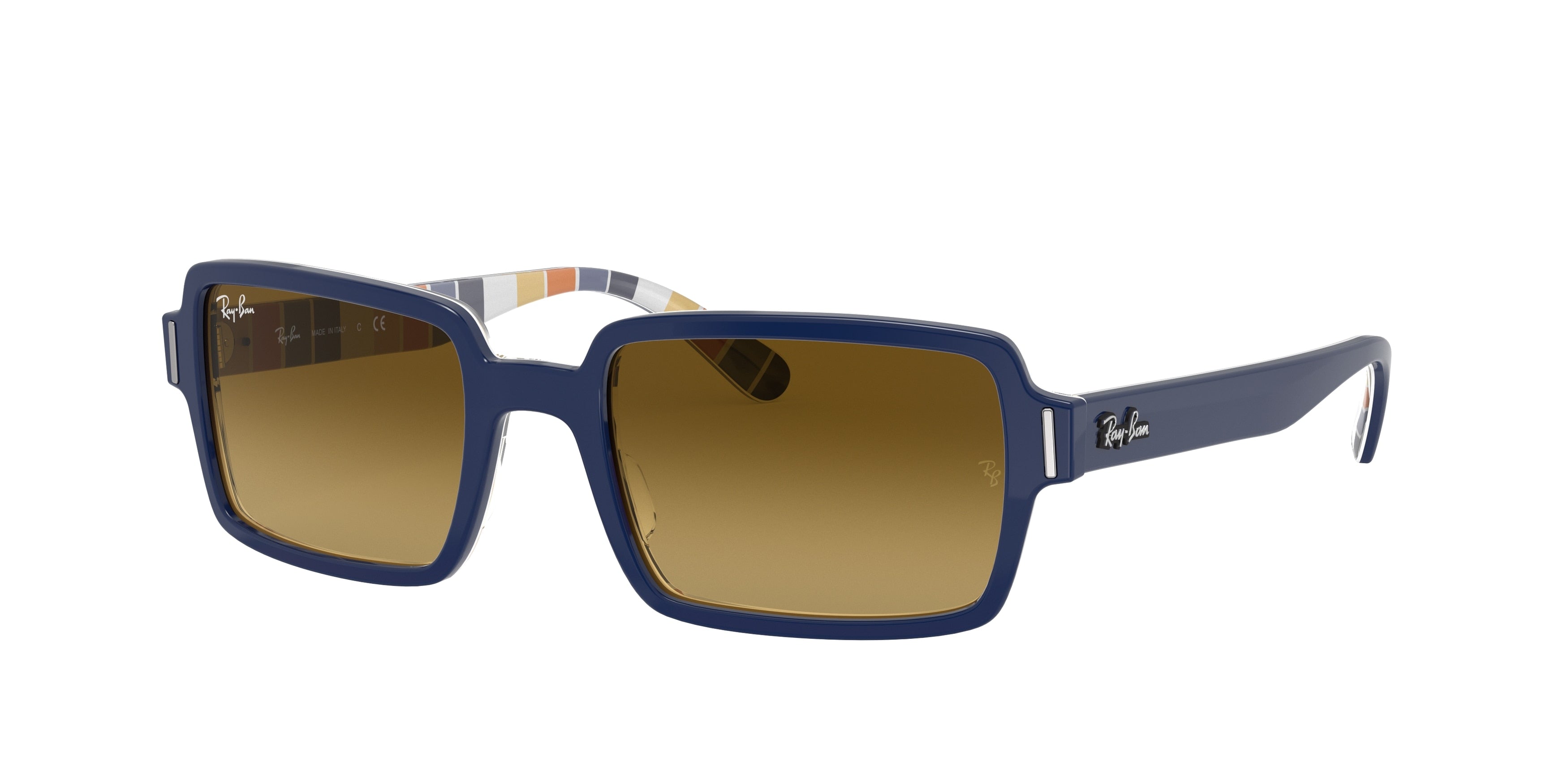 Ray-Ban BENJI RB2189 Rectangle Sunglasses  132085-Blue 52-145-20 - Color Map Blue