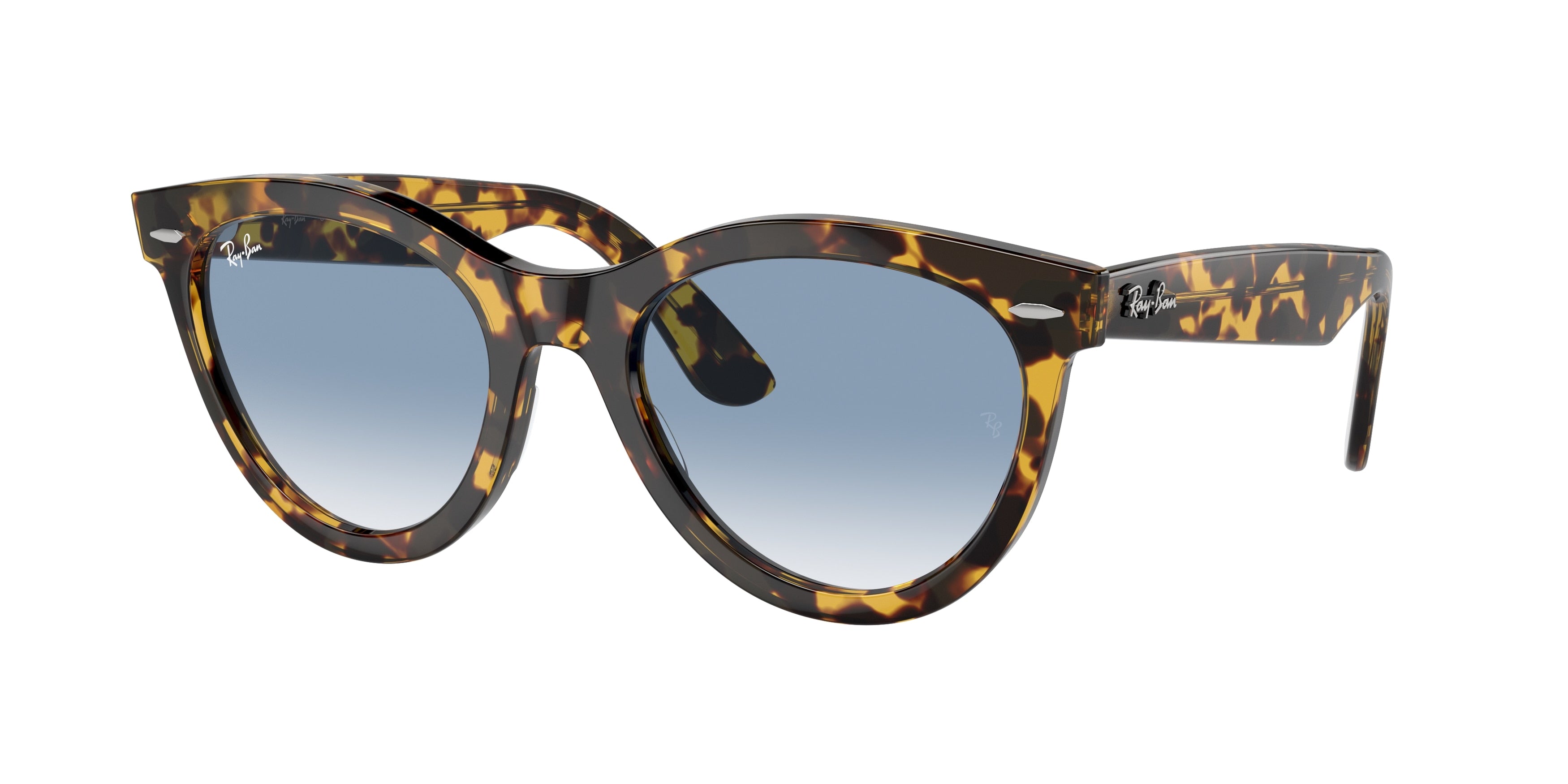 Ray-Ban WAYFARER WAY RB2241 Round Sunglasses  13323F-Yellow Havana 54-150-21 - Color Map Tortoise