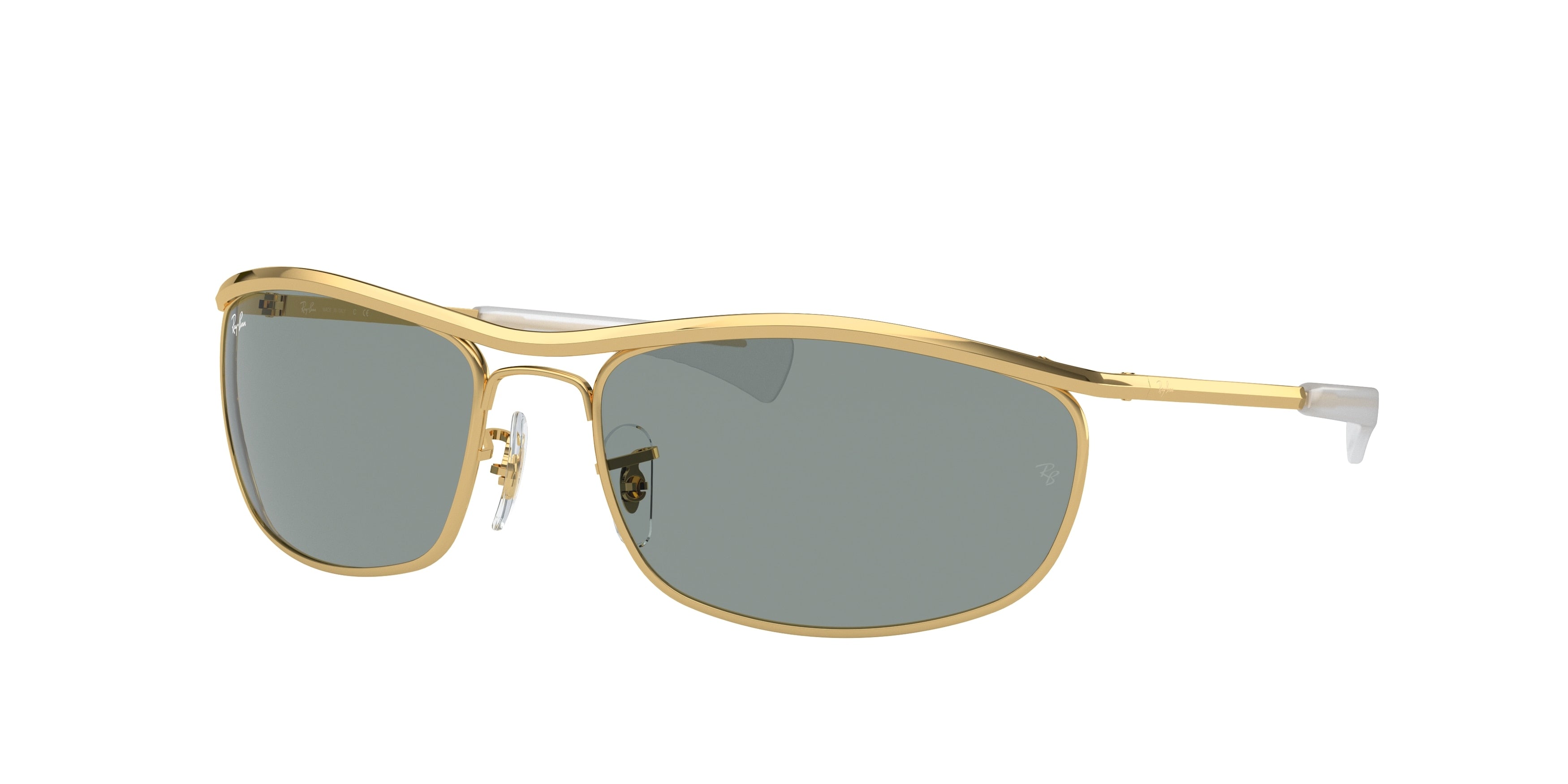 Ray-Ban OLYMPIAN I DELUXE RB3119M Oval Sunglasses  001/56-Gold 62-125-18 - Color Map Gold