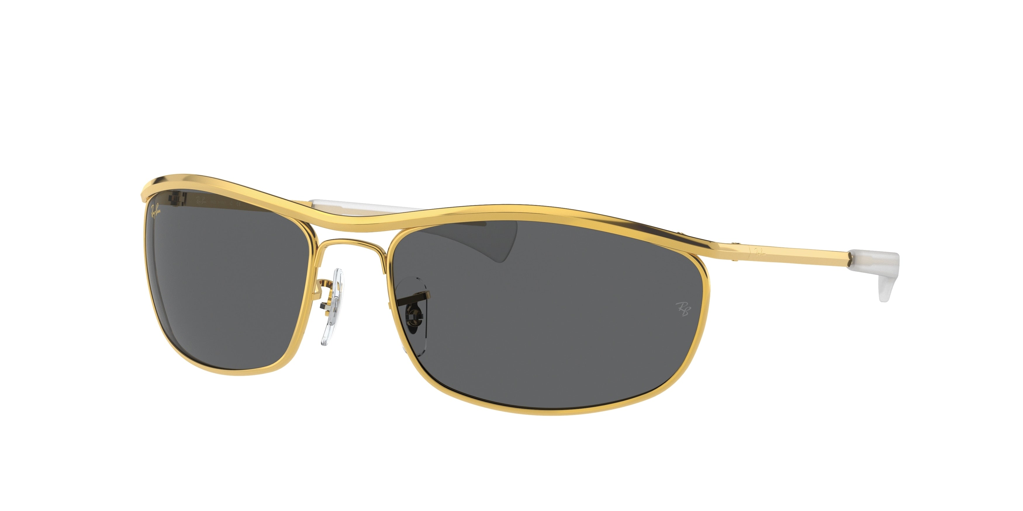 Ray-Ban OLYMPIAN I DELUXE RB3119M Oval Sunglasses  9196B1-Gold 62-125-18 - Color Map Gold