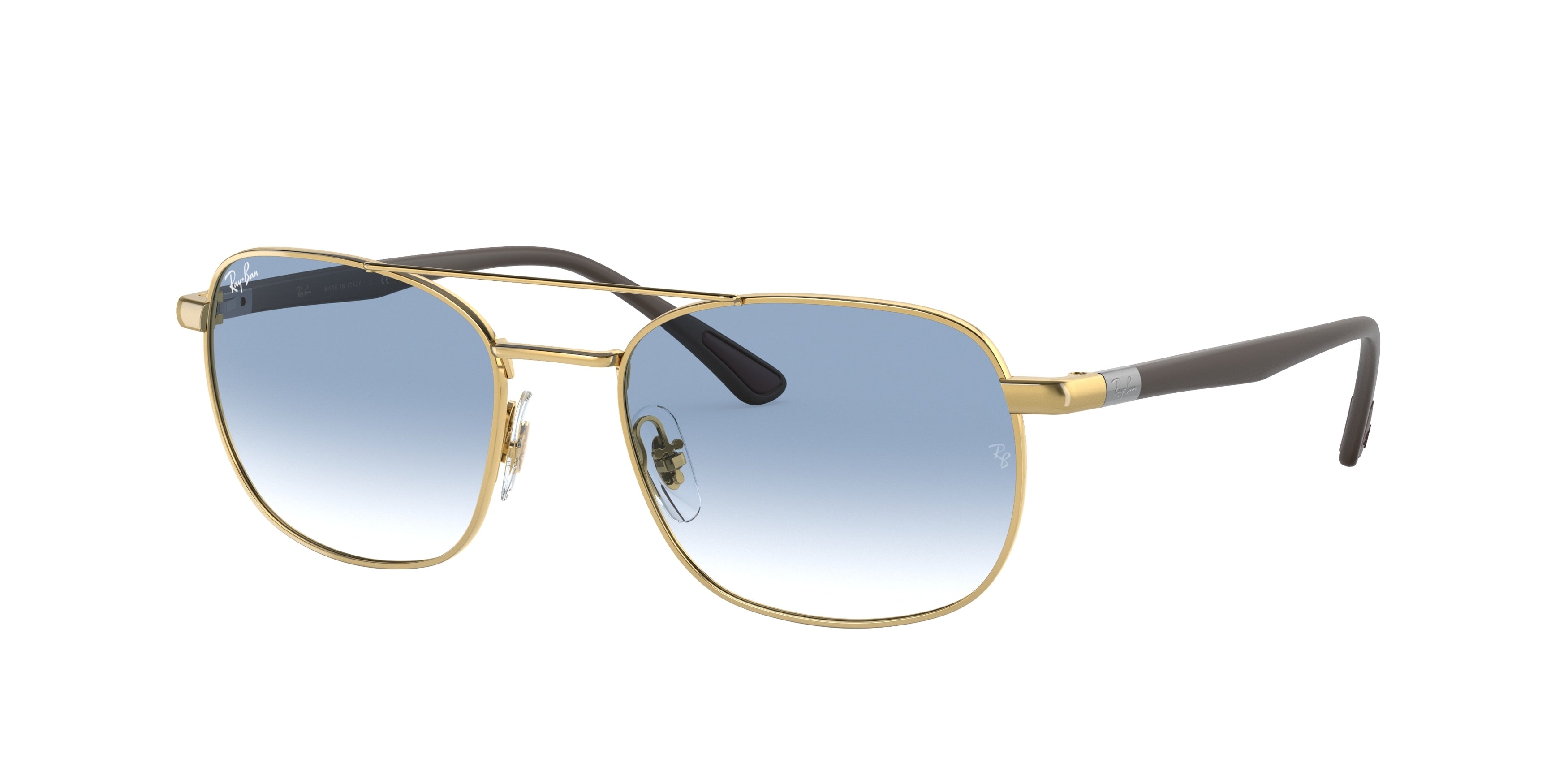 Ray-Ban RB3670 Square Sunglasses  001/3F-Gold 54-140-19 - Color Map Gold