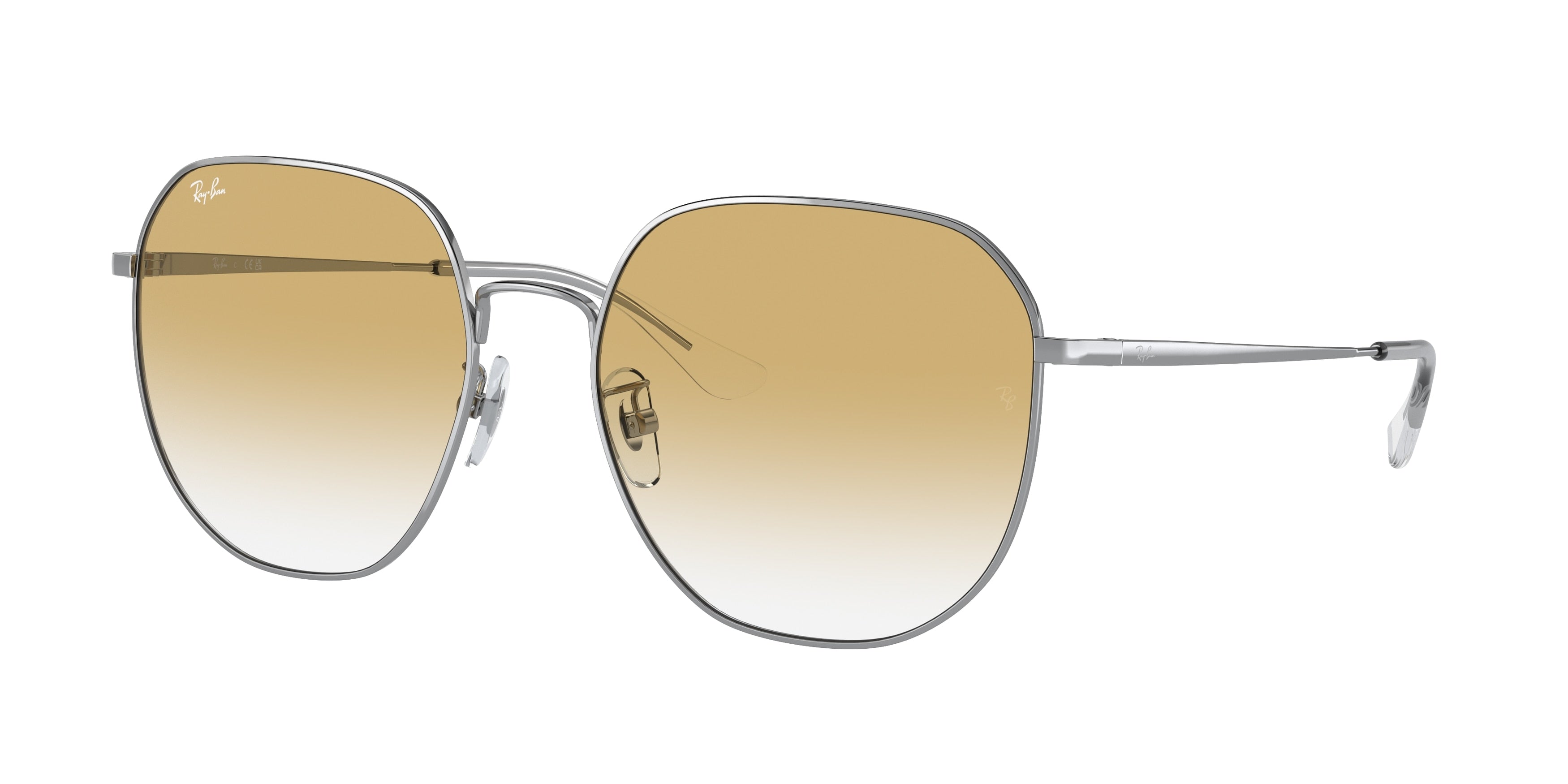 Ray-Ban RB3680D Irregular Sunglasses  003/2Q-Silver 60-150-19 - Color Map Silver