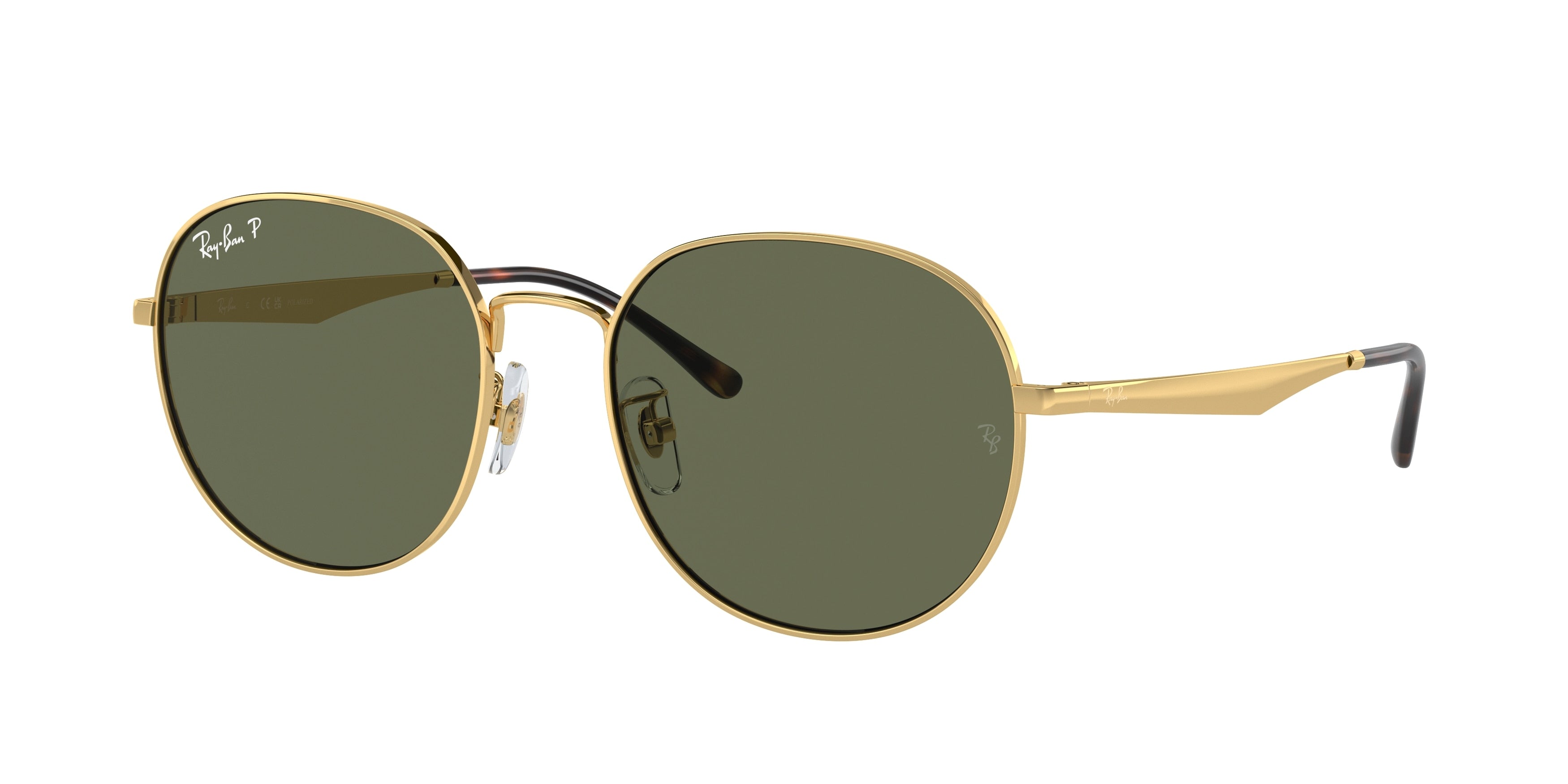 Ray-Ban RB3727D Phantos Sunglasses  001/9A-Gold 57-145-19 - Color Map Gold