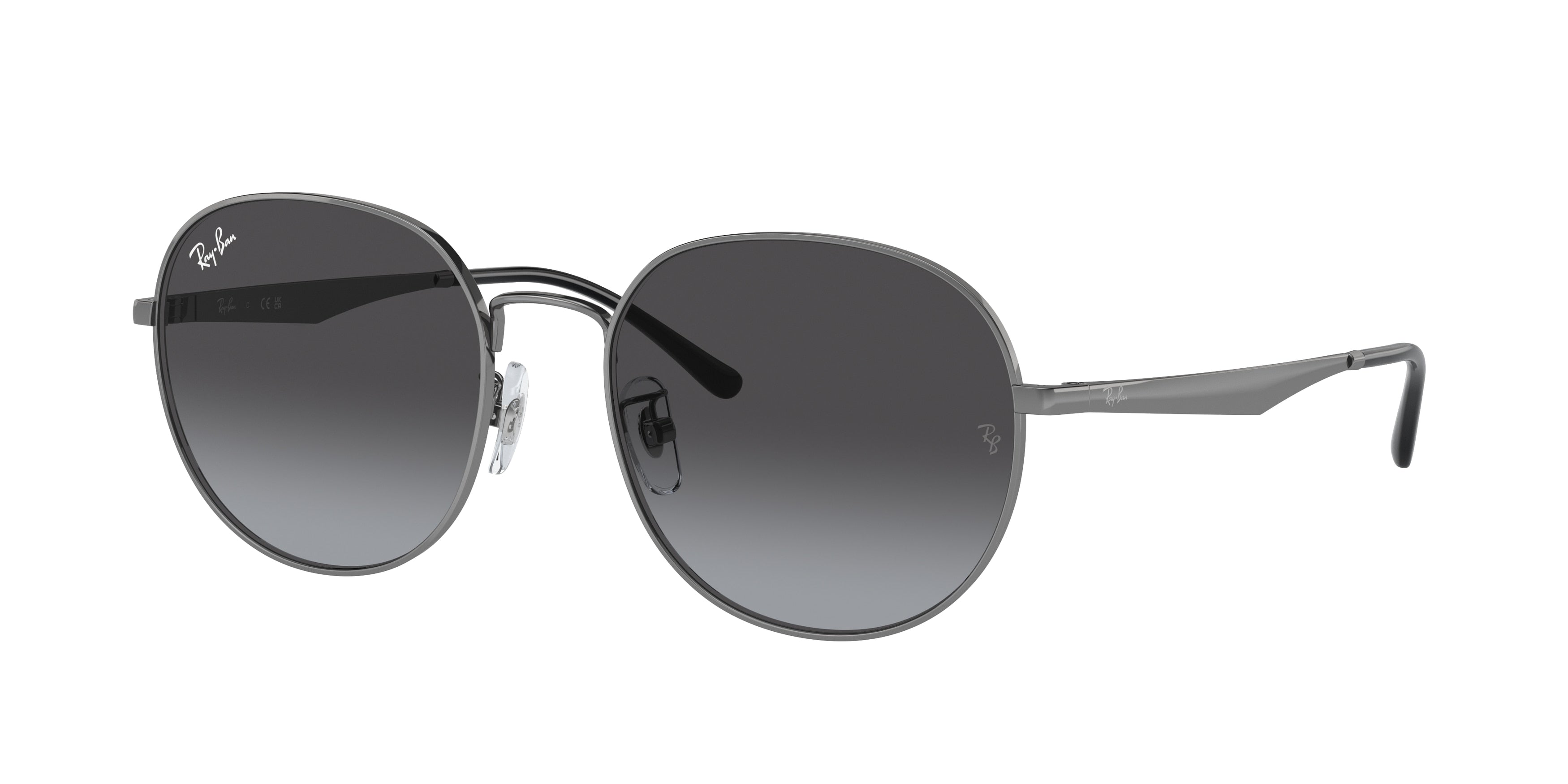 Ray-Ban RB3727D Phantos Sunglasses  004/8G-Gunmetal 57-145-19 - Color Map Grey