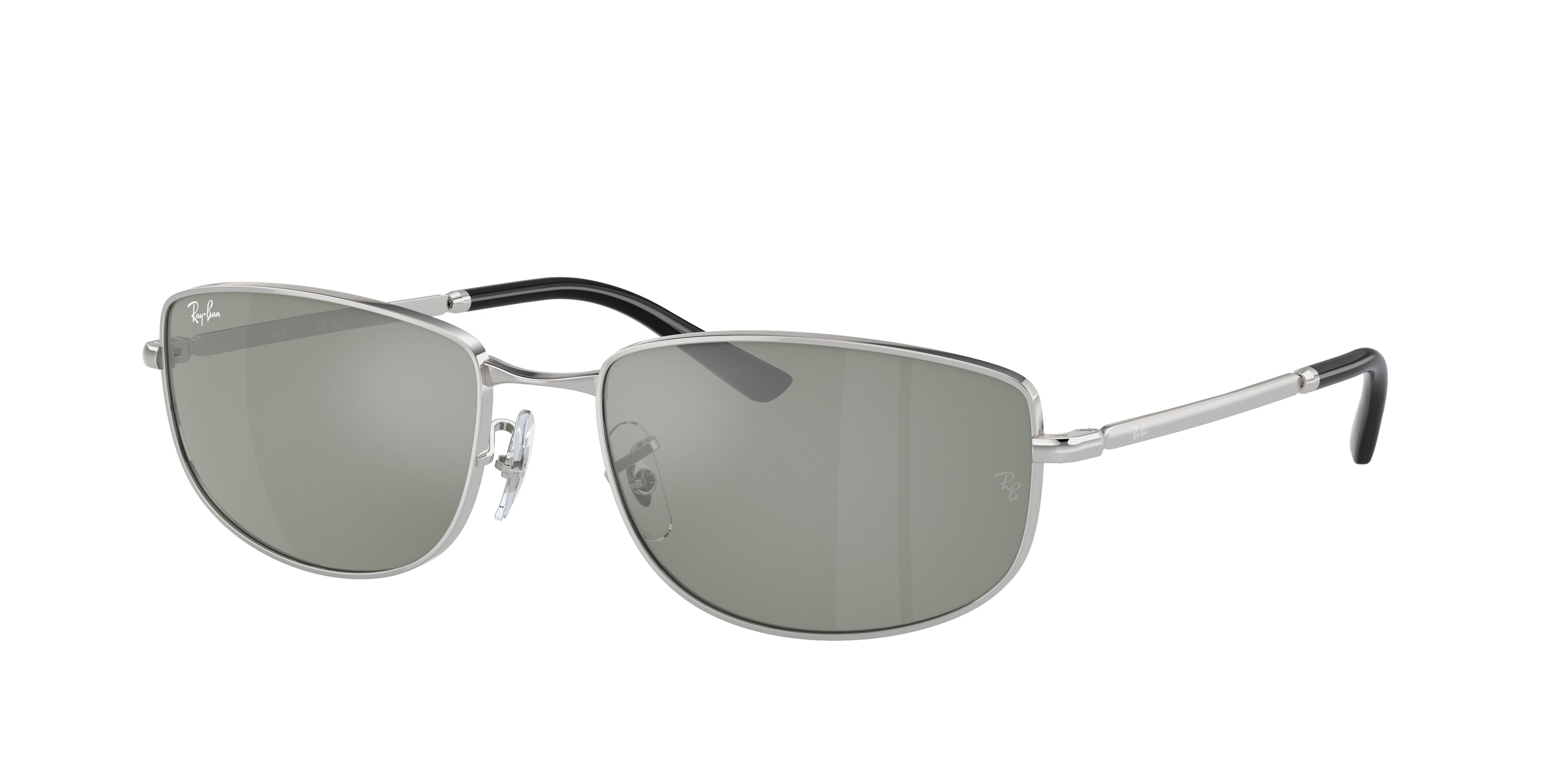 Ray-Ban RB3732 Irregular Sunglasses  003/40-Silver 59-145-18 - Color Map Silver